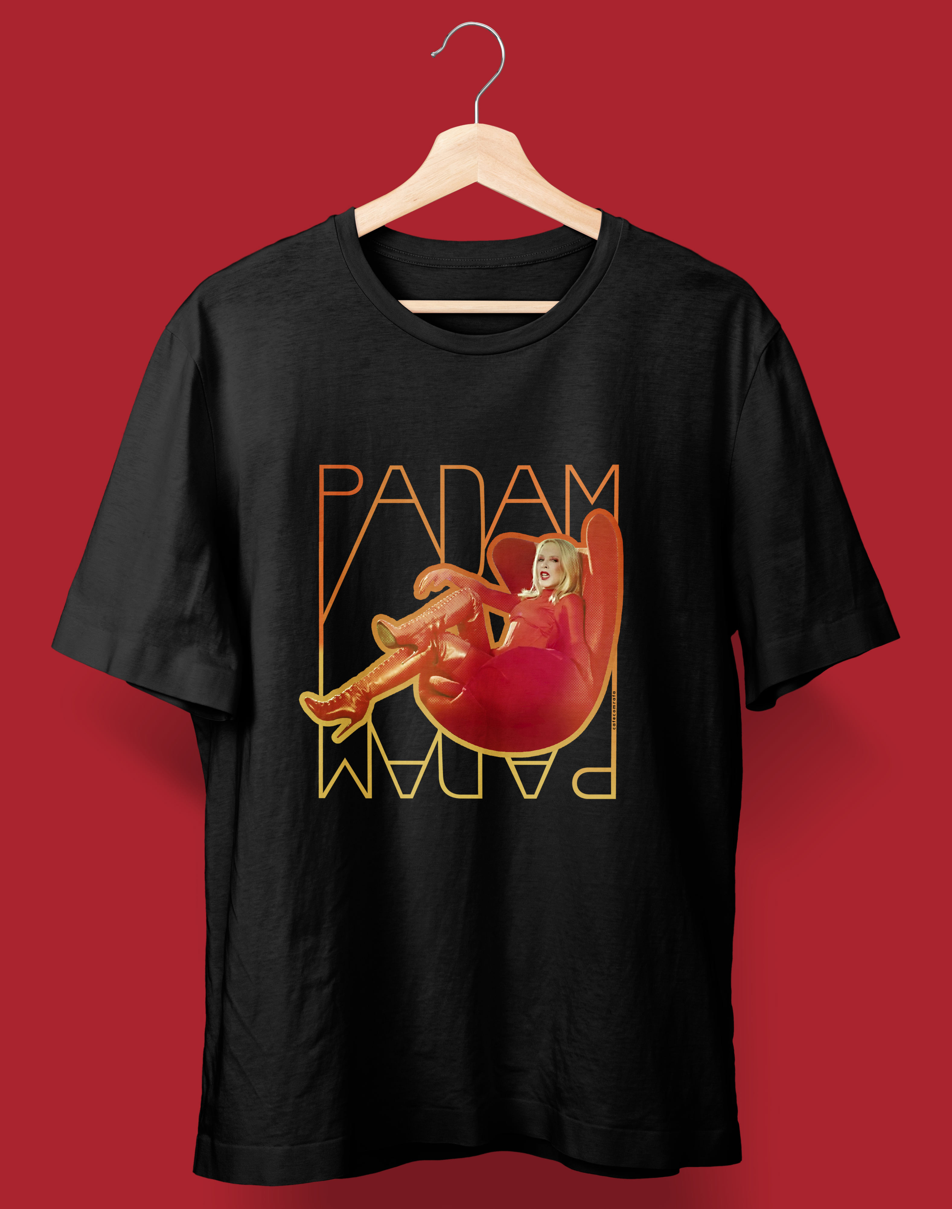 Camiseta PADAM PADAM (Kylie Minogue) PRETA/BRANCA