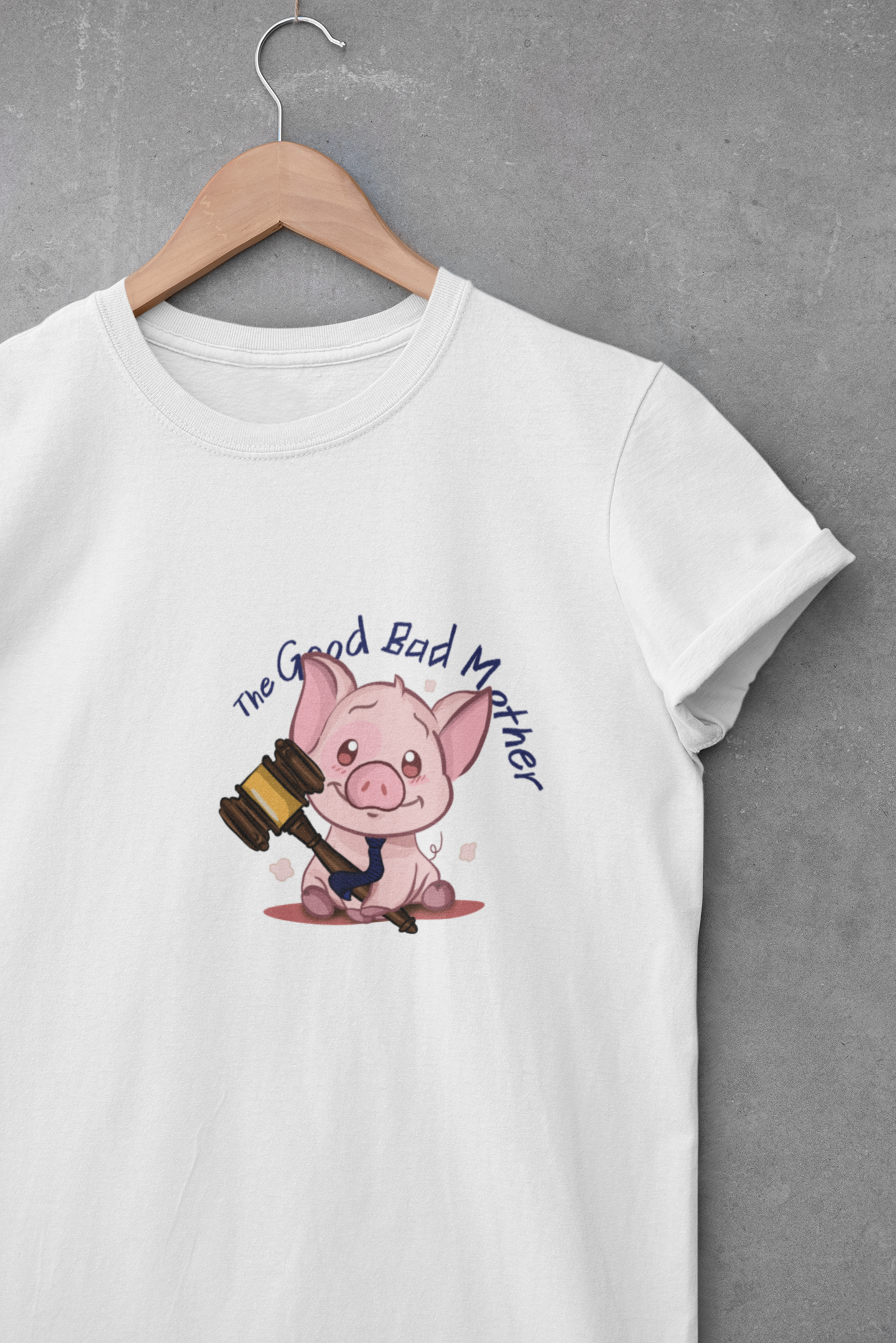 Pig - Branca (estampa peito) [THE GOOD BAD MOTHER]