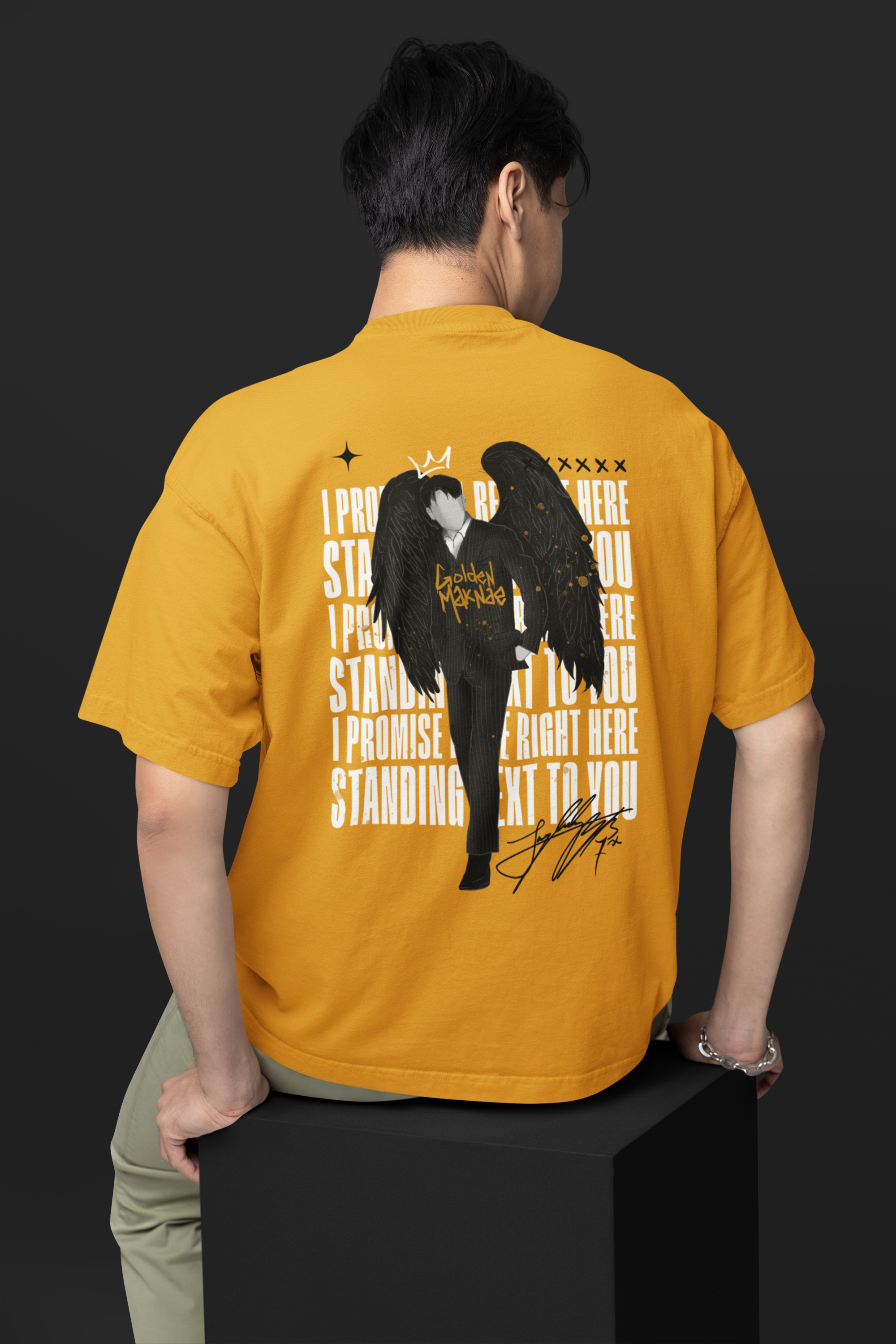 JK - STANDING NEXT TO YOU (frente e costas) - AM