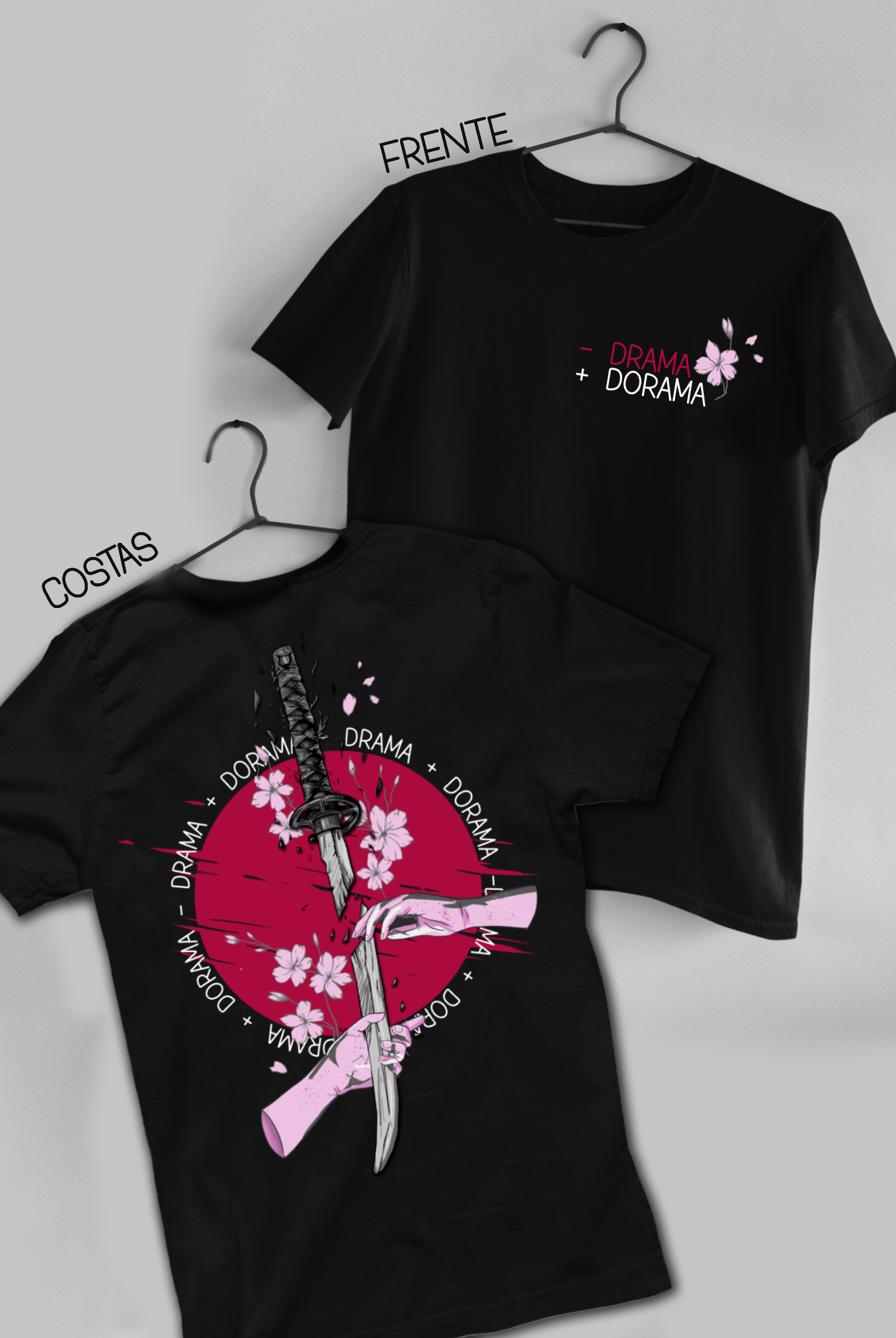  - Drama + Dorama - Preta [COLEÇÃO DORAMEIRA]