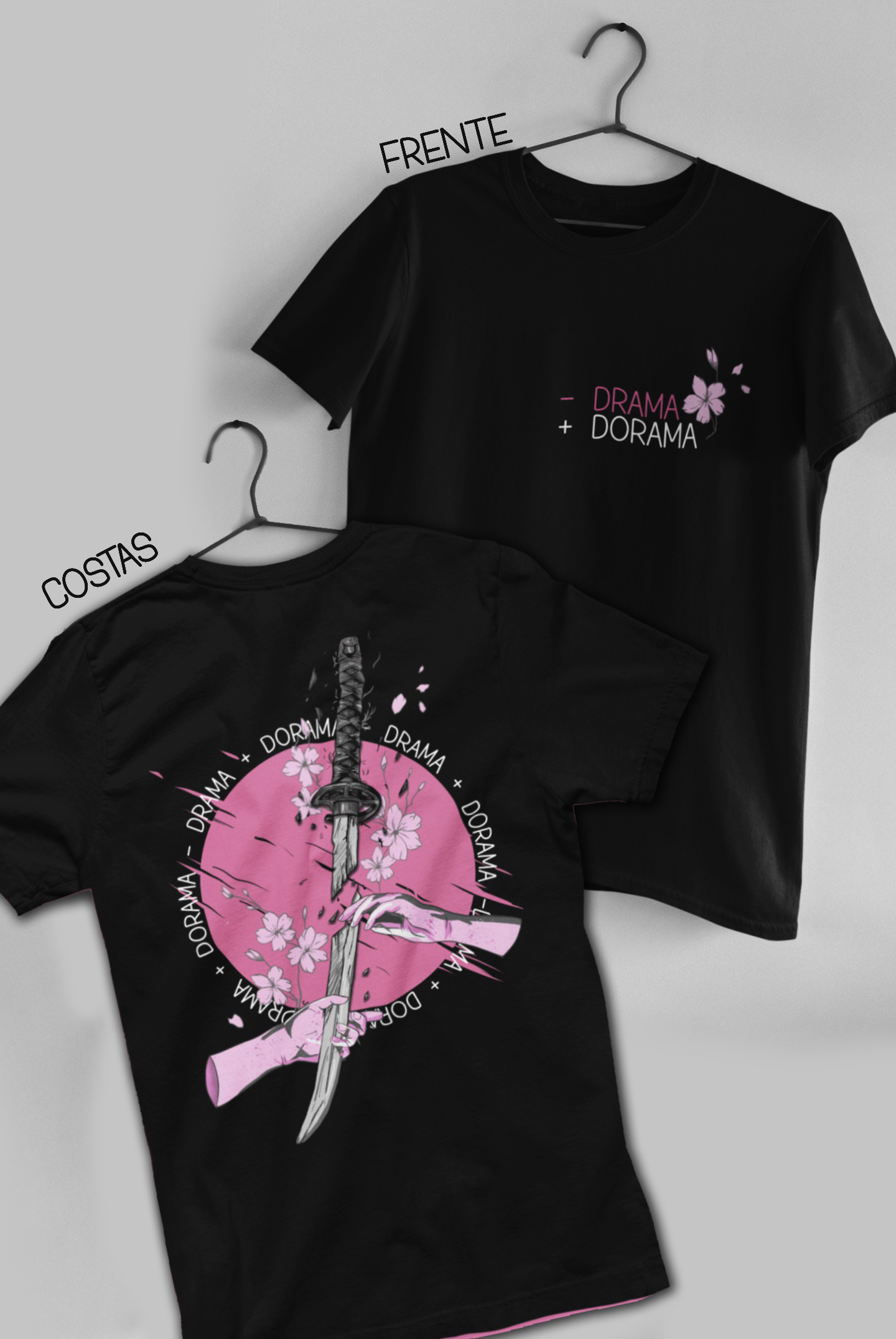  - Drama + Dorama - Preta [COLEÇÃO DORAMEIRA]