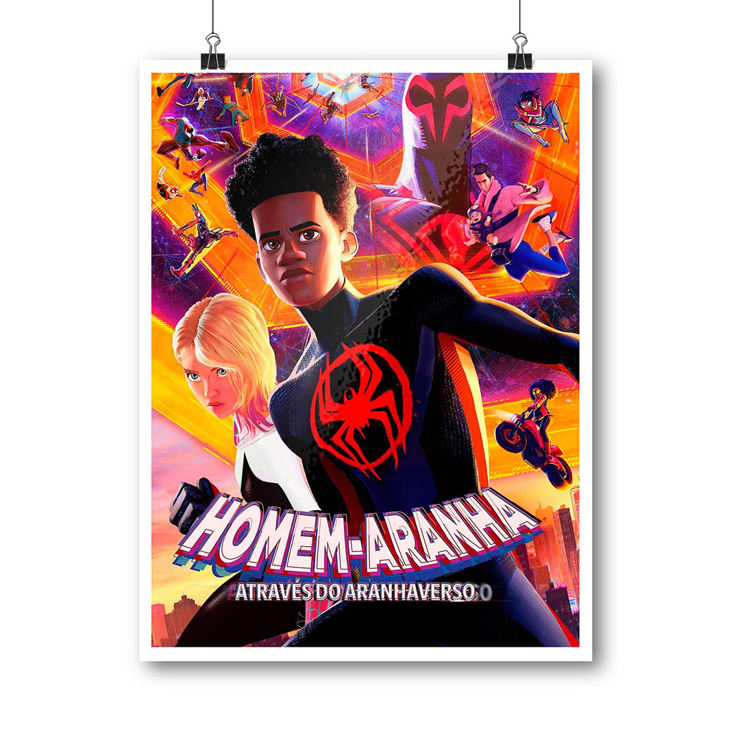 Poster Homem-Aranha Através do Aranhaverso (2023)