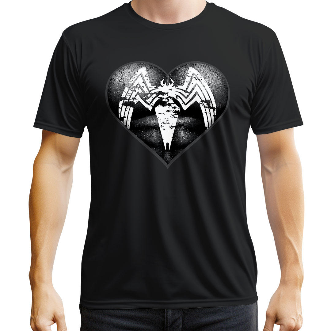 Camiseta Coração de Herói Homem Aranha v2