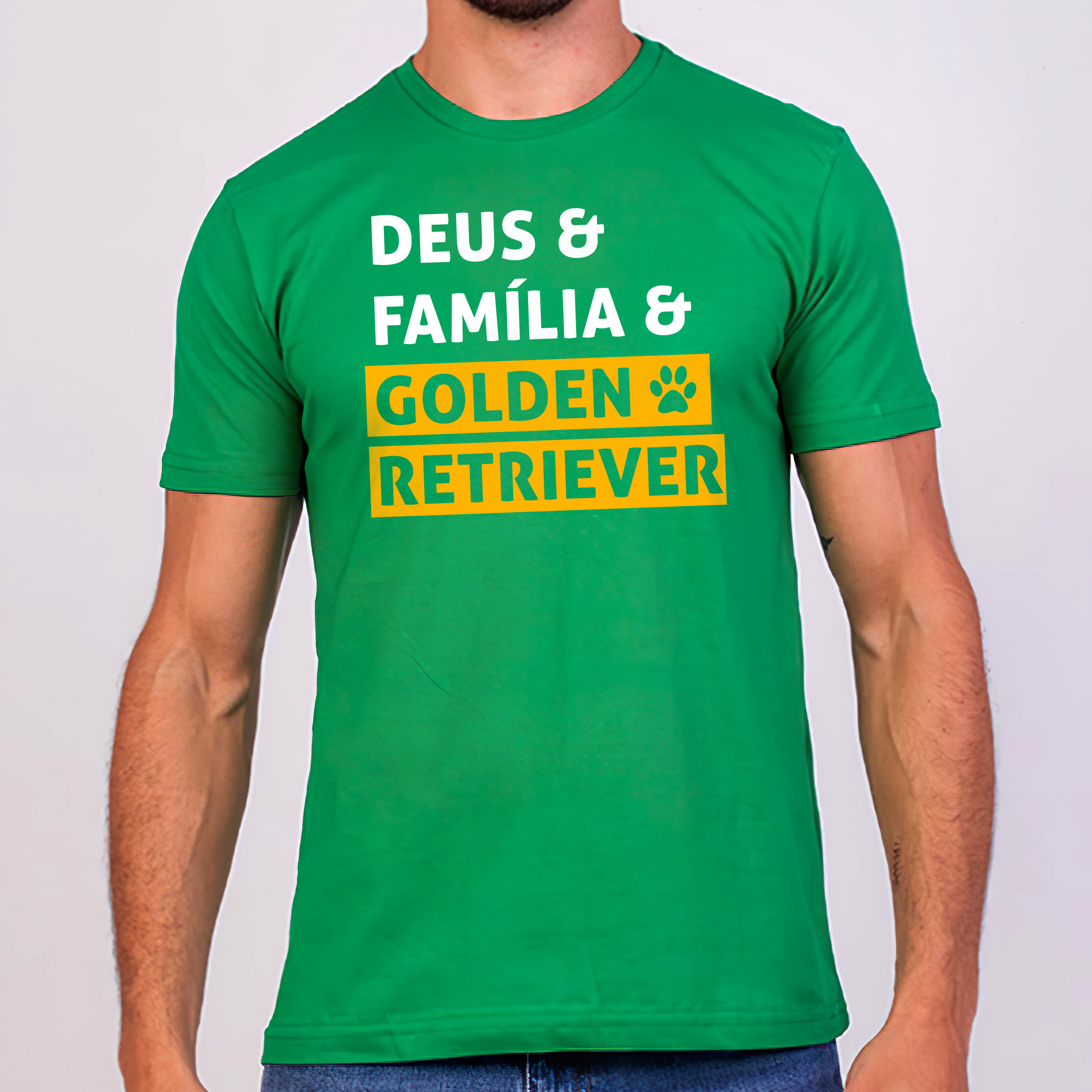 DEUS, FAMÍLIA & GOLDEN RETRIEVER - UNISSEX