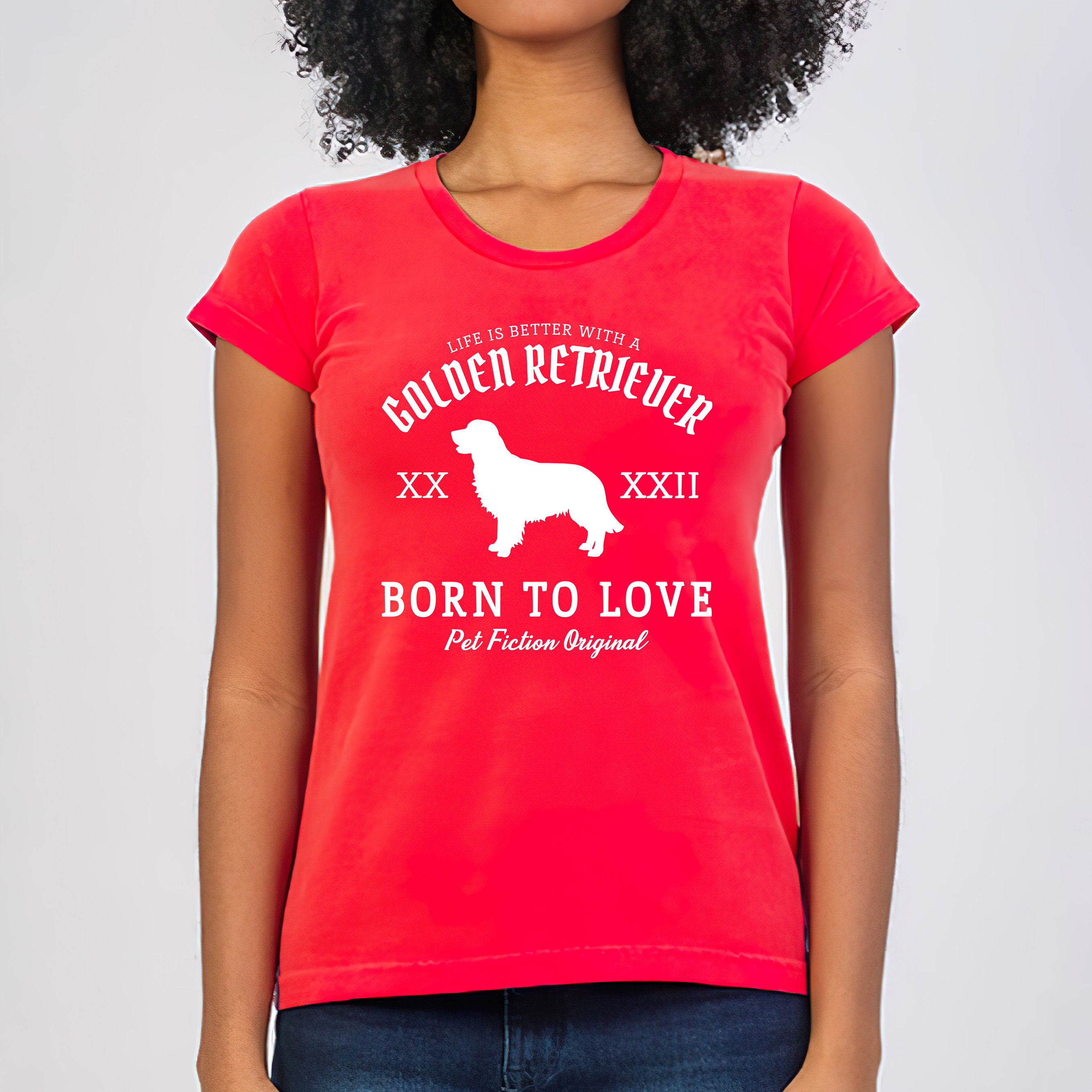 LIFE IS BETTER GOLDEN RETRIEVER - BABYLOOK ESTONADA