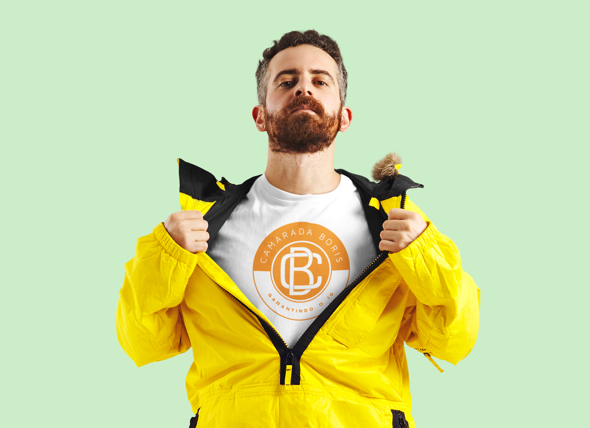 Camiseta Oficial Garantindo o dez - Tecido PRIME logo Laranja