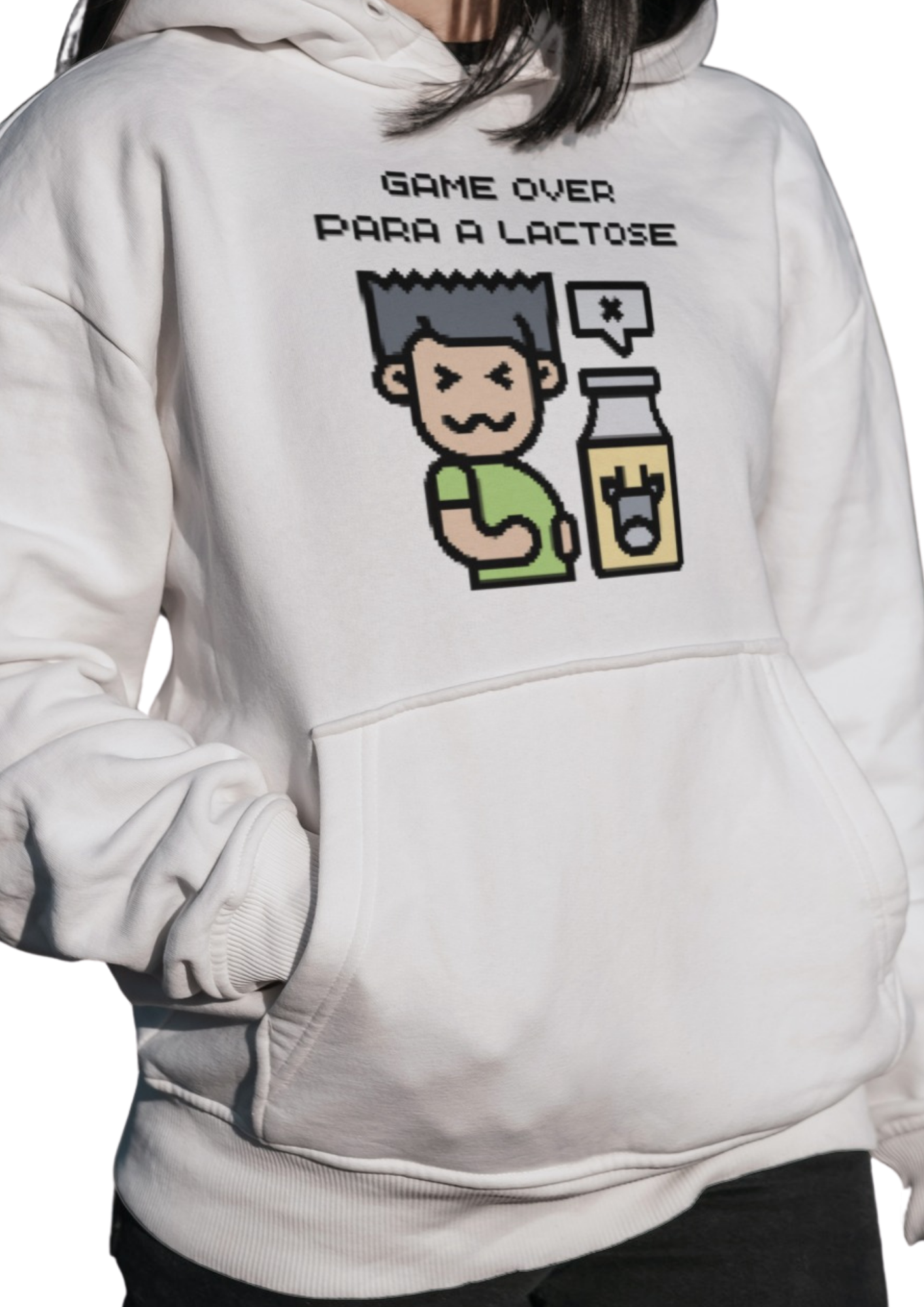 Moleton Canguru Game Over Lactose