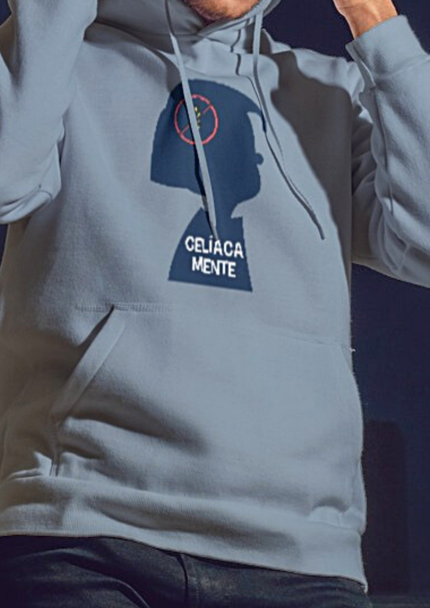 Moletom Canguru Celíaca Mente