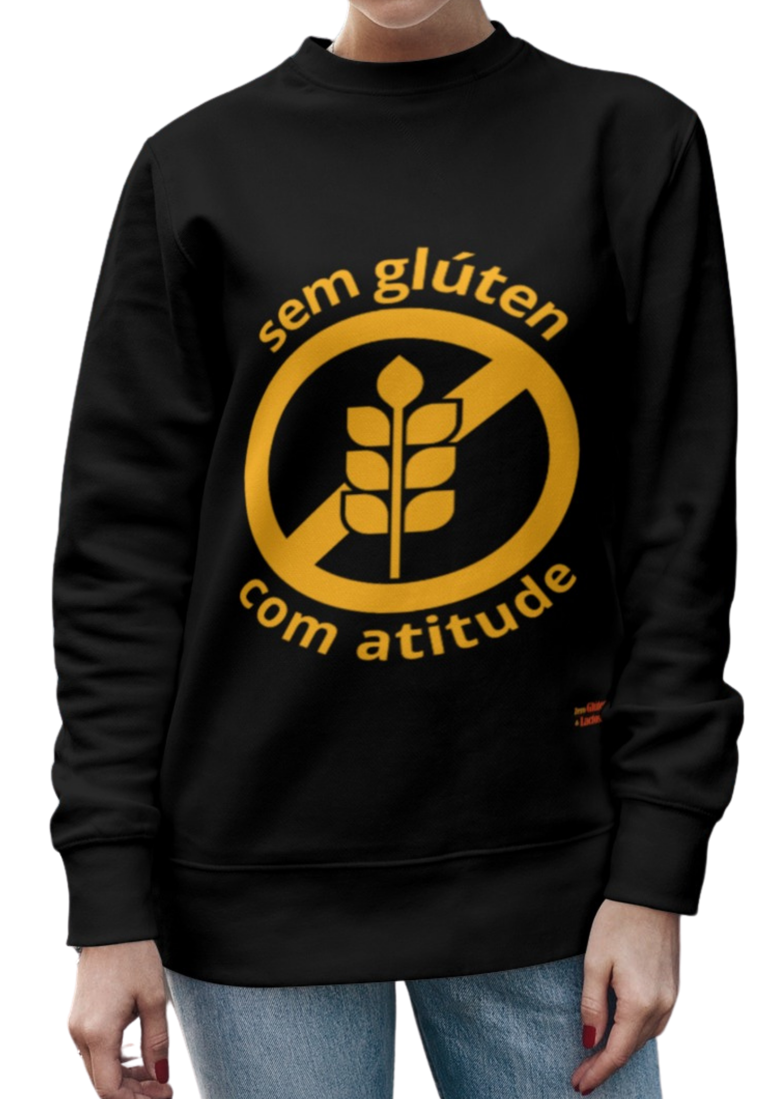 Moletom Sem Glúten Com Atitude