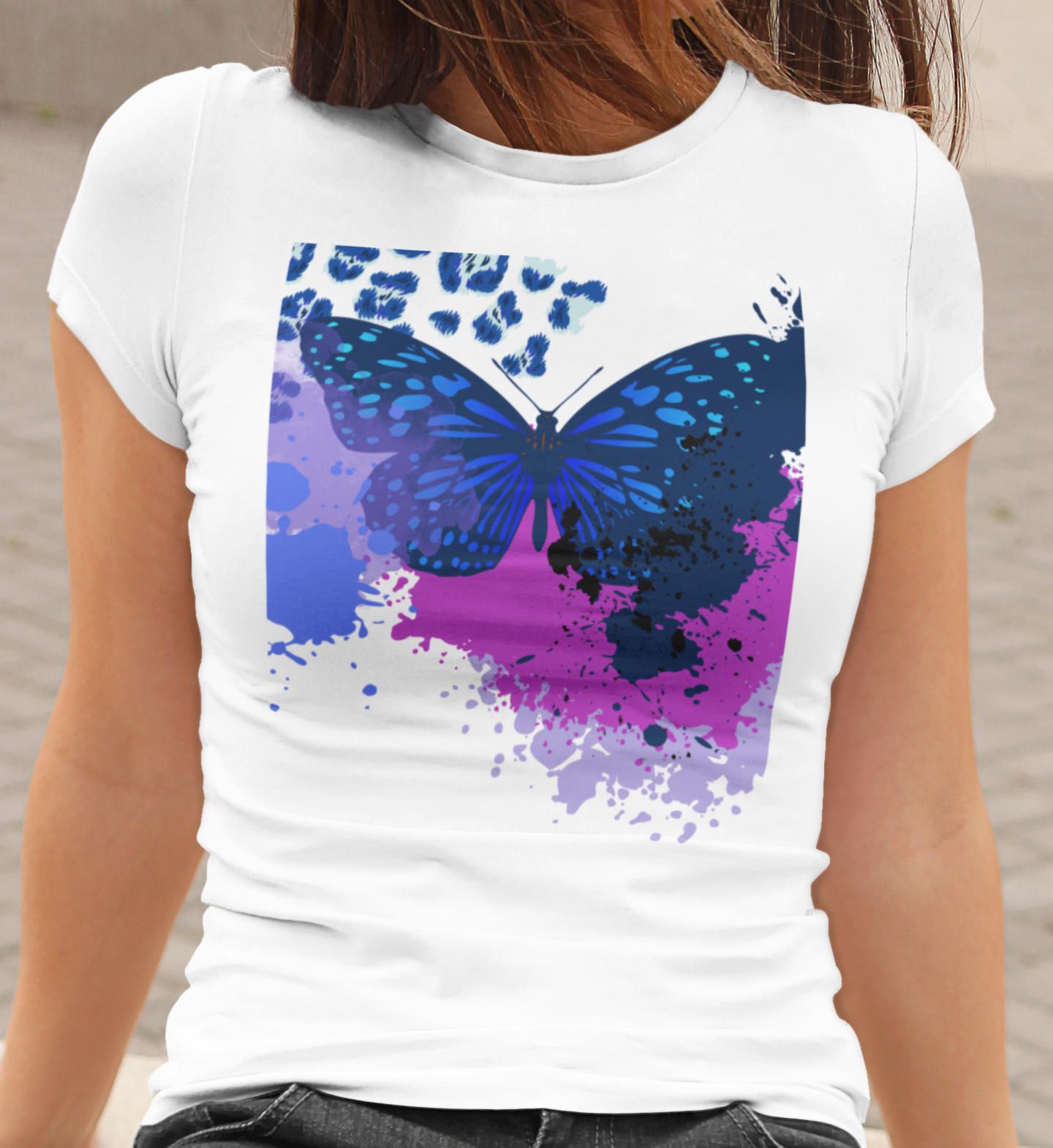 T Baby Long Borboleta Colors