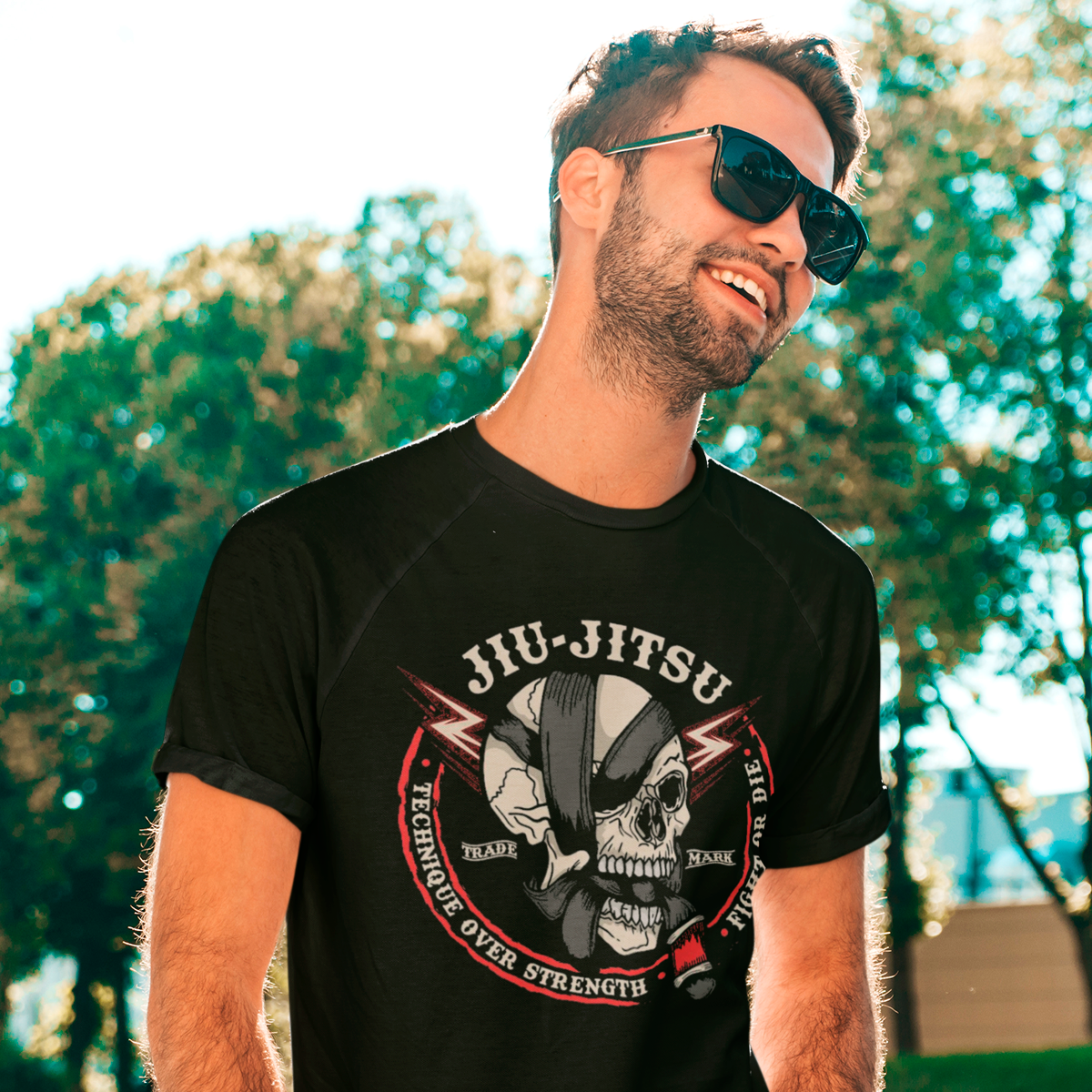 DRYFIT - Jiu-Jitsu Skull