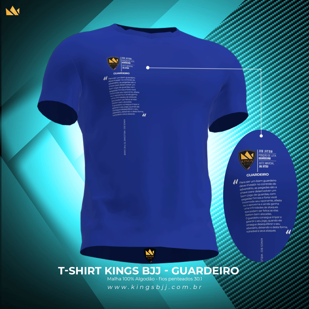 Nome do produto  Camisa Kings Bjj  - Guardeiro