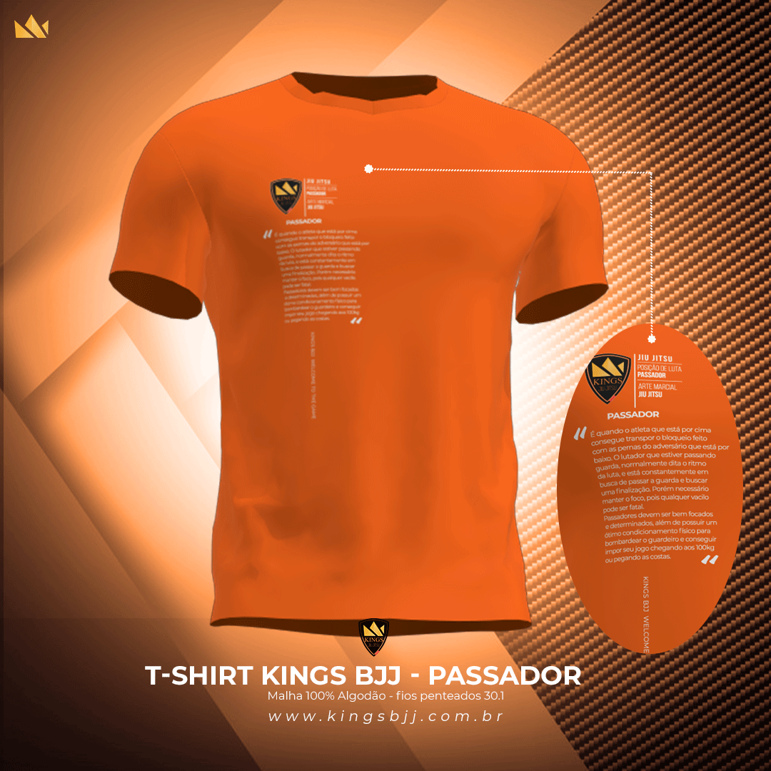 Nome do produto  Camisa Kings Bjj - Passador