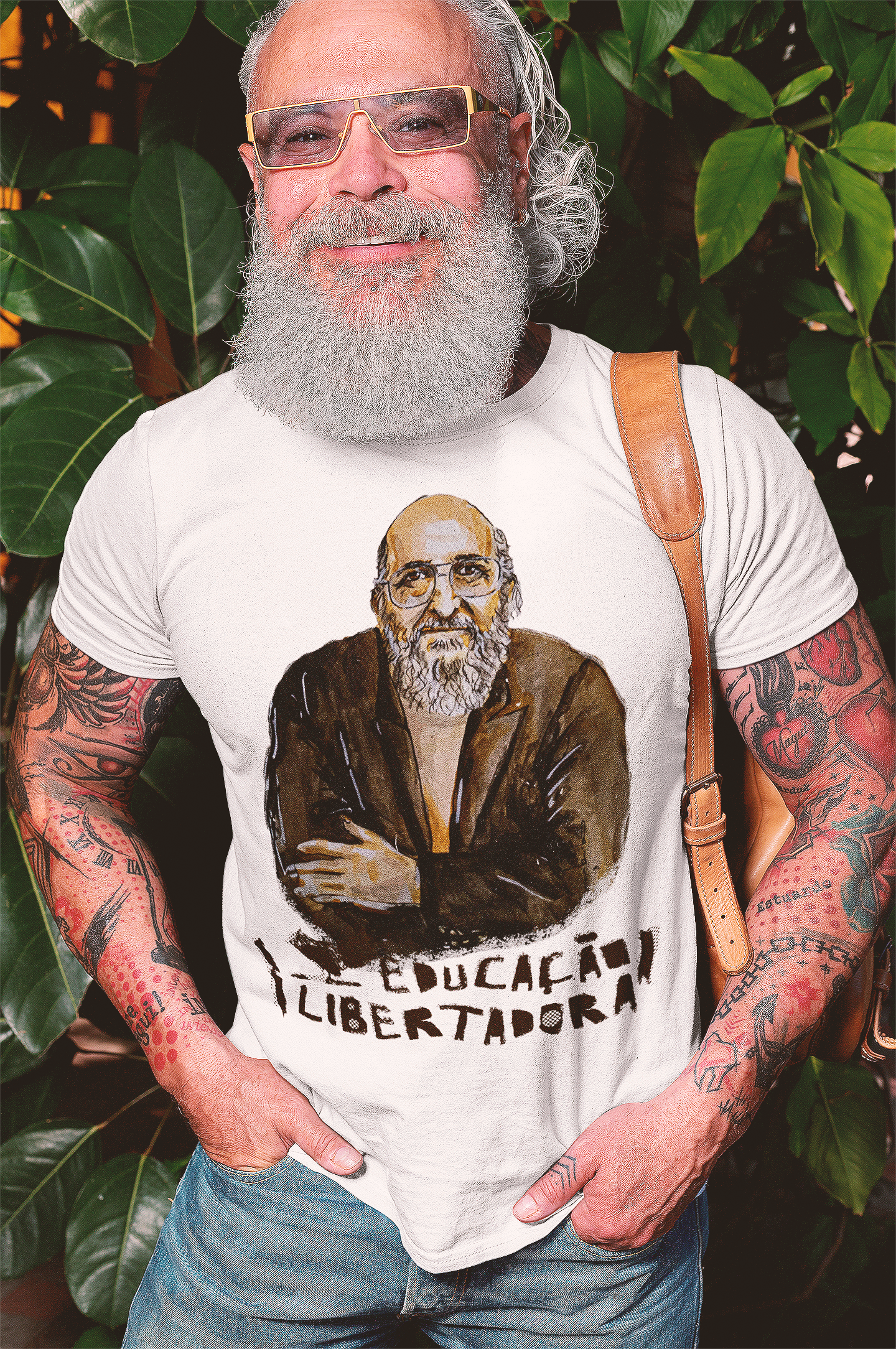 Camiseta Paulo Freire Educação Libertadora