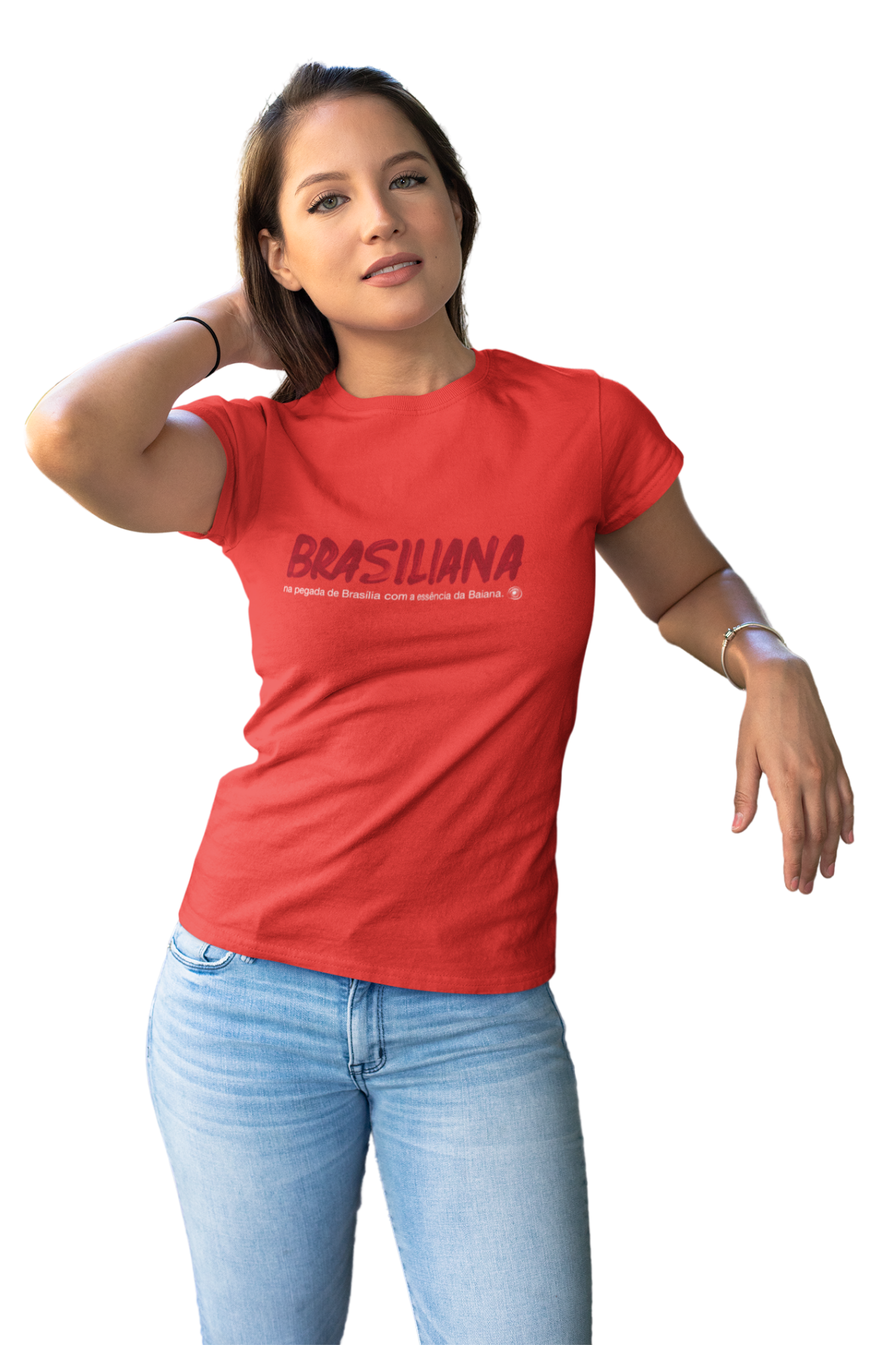 Brasiliana Quality vermelho - letras brancas