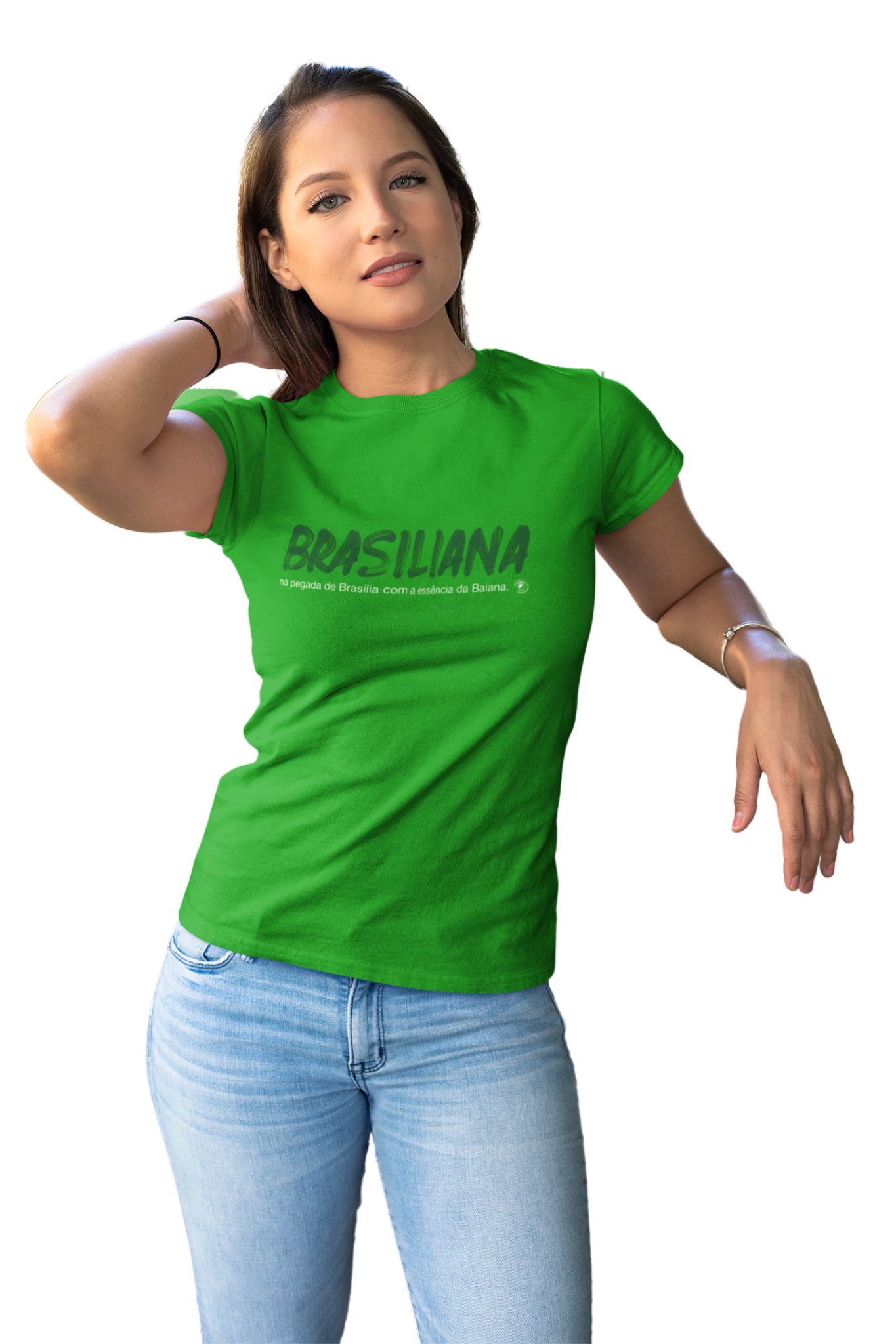 Brasiliana Quality verde - letras brancas