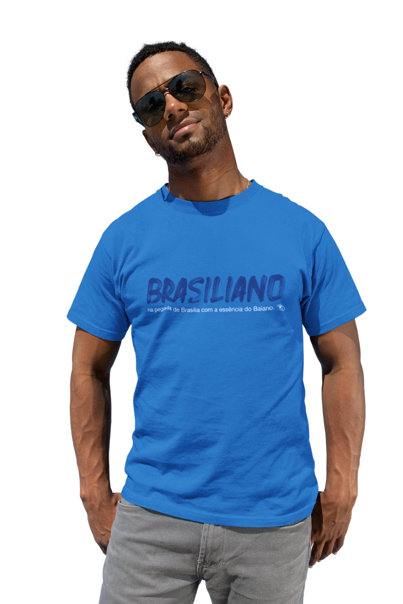 Brasiliano Quality azul - letras brancas