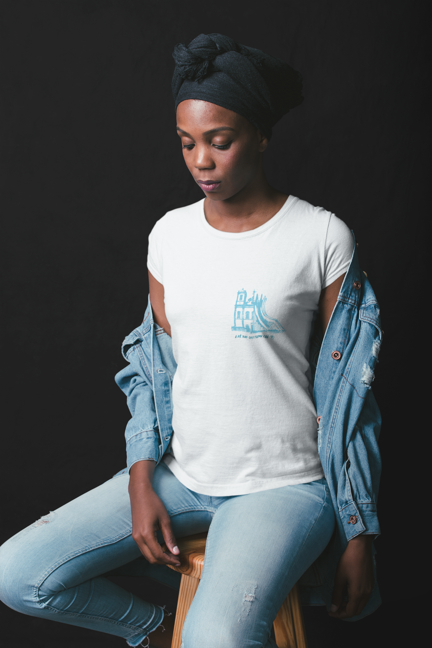 A Fé não costuma faiá com símbolo azul