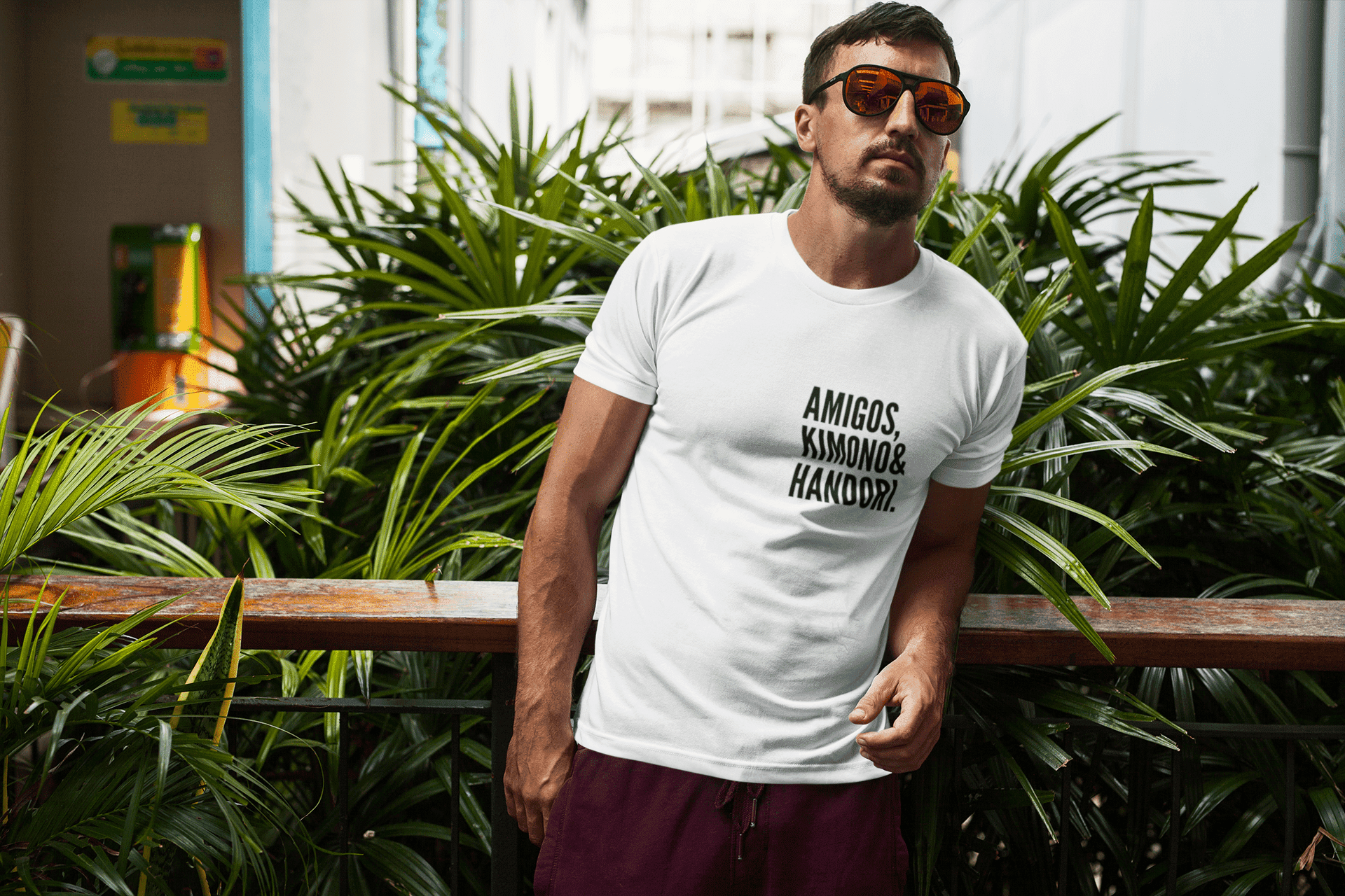 T Shirt Amigos + Kimono + Handori 