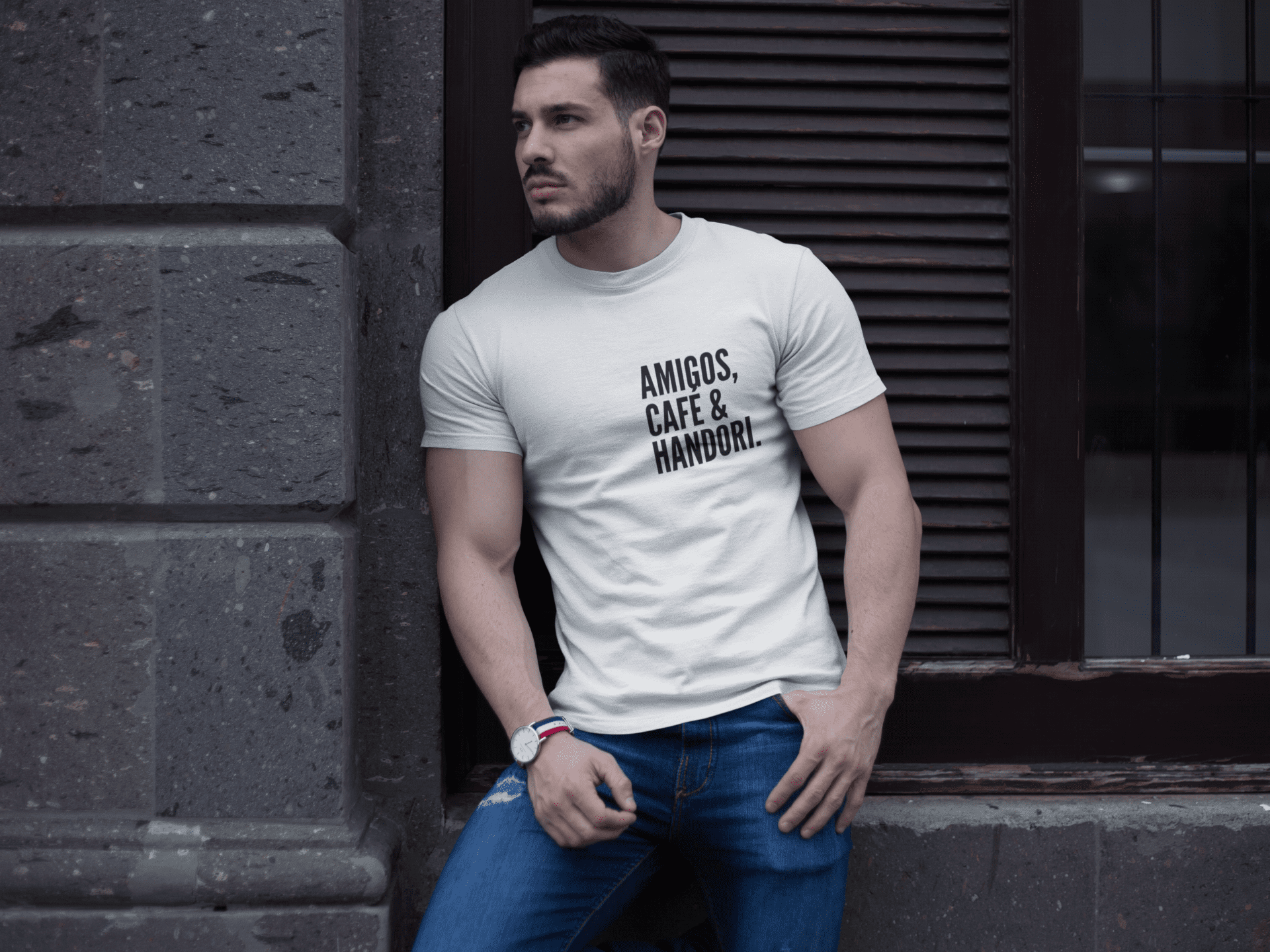 T SHIRT PRIME AMIGOS CAFÉ & HANDORI