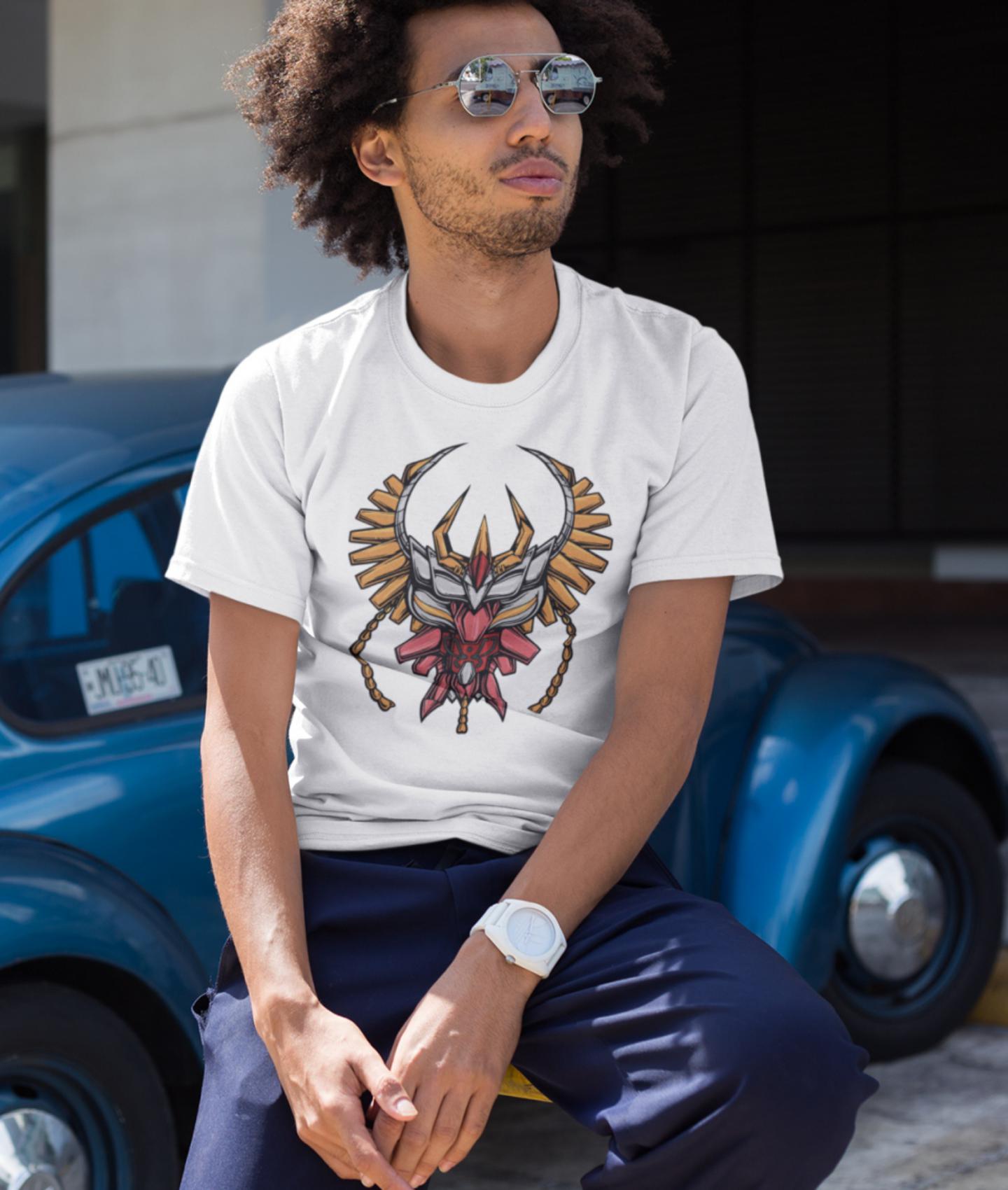 Nome do produto: CAMISETA CAVALEIROS DO ZODÍACO ARMADURA DE FÊNIX V1