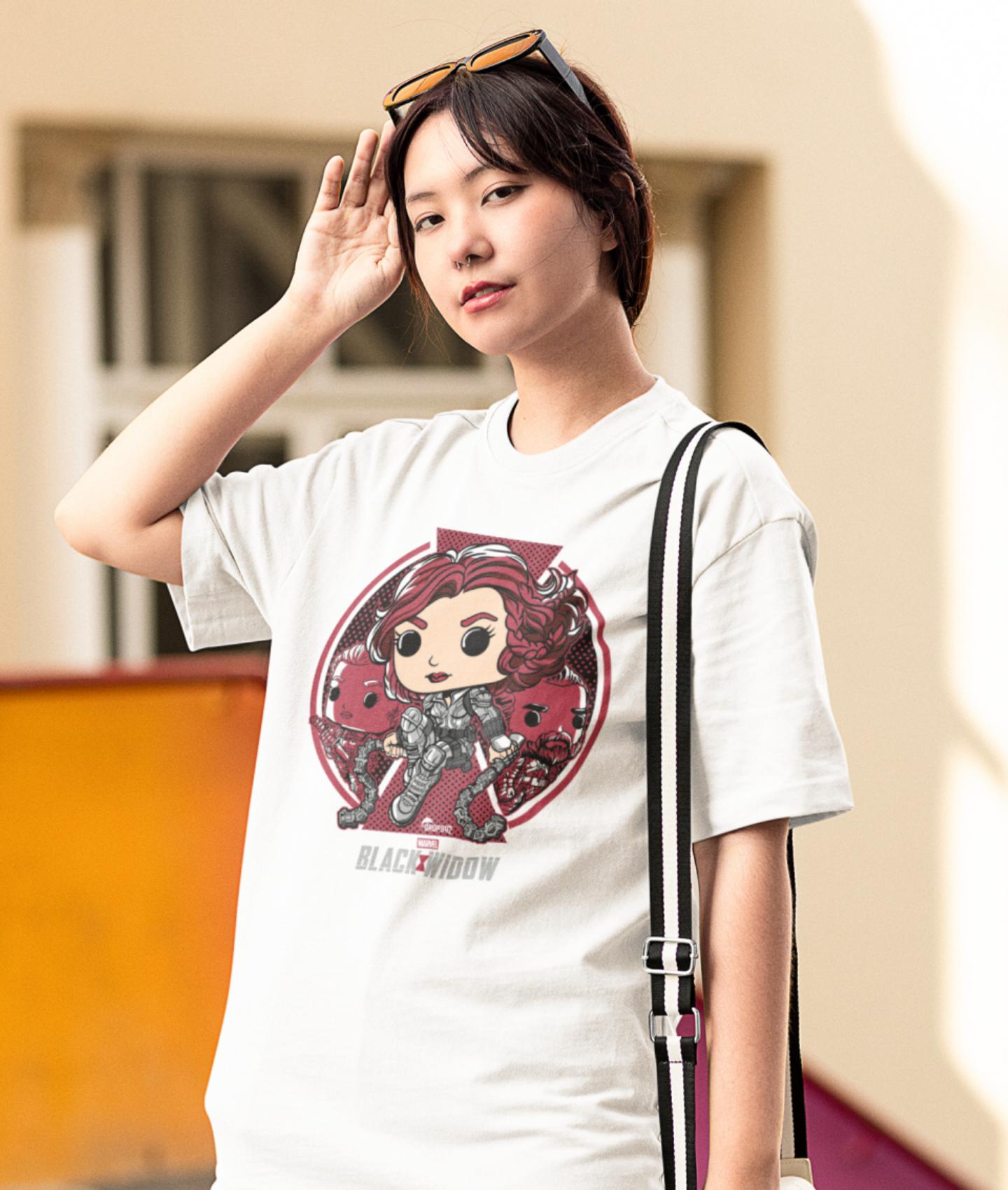 CAMISETA FUNKO VIÚVA NEGRA