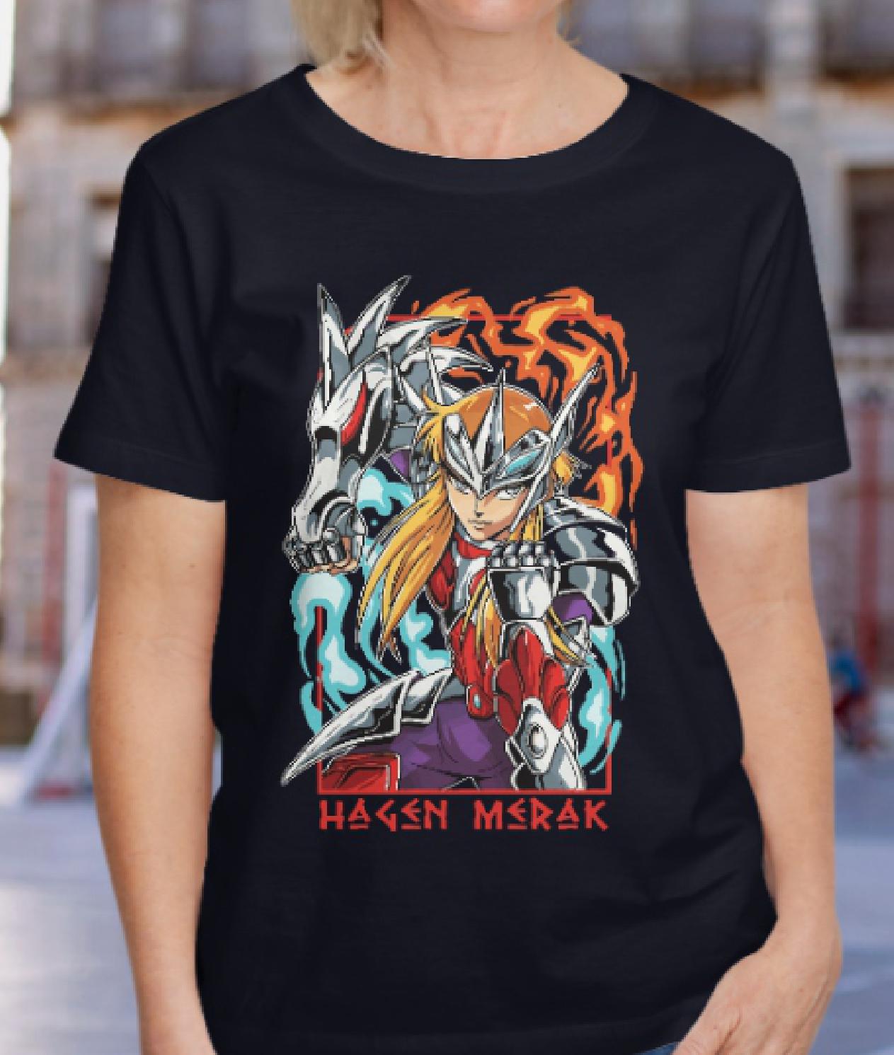 CAMISETA CAVALEIROS DO ZODÍACO HAGEN DE MERAK