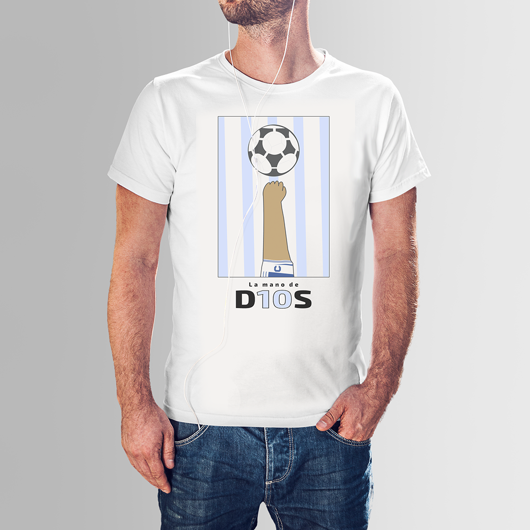 CAMISETA MARADONA D10S