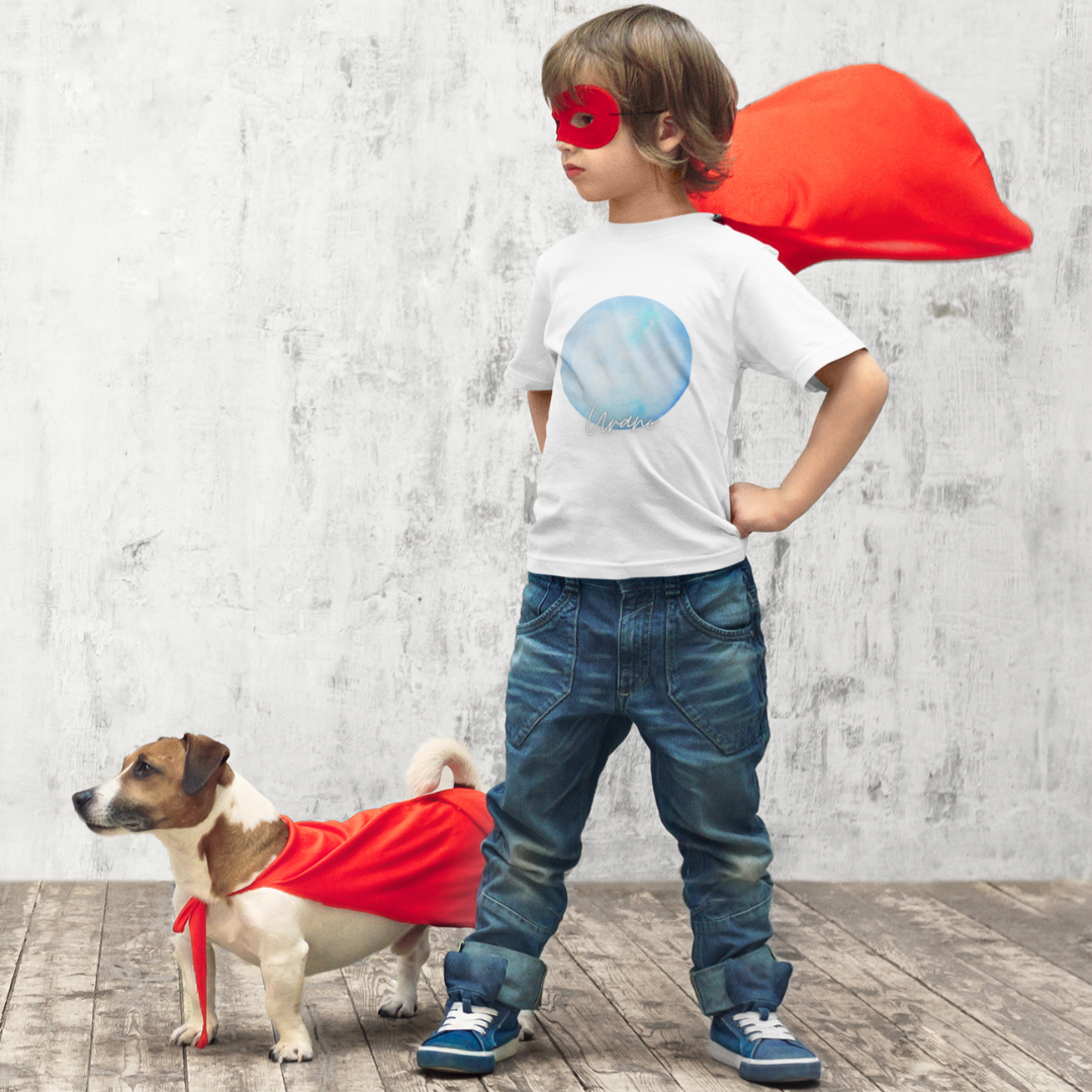 Nome do produto: Camiseta Kids Planeta Urano (2 a 8)