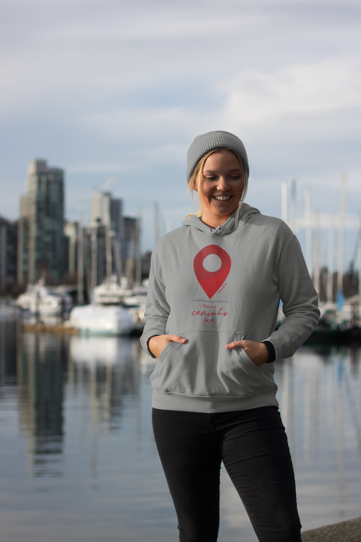 MOLETOM CANGURU UNISSEX - SIGA (RED)