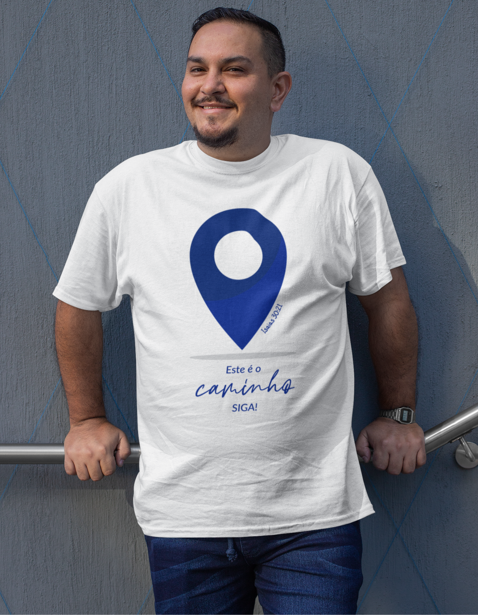 T-SHIRT PLUS SIZE  - SIGA (DARK BLUE)