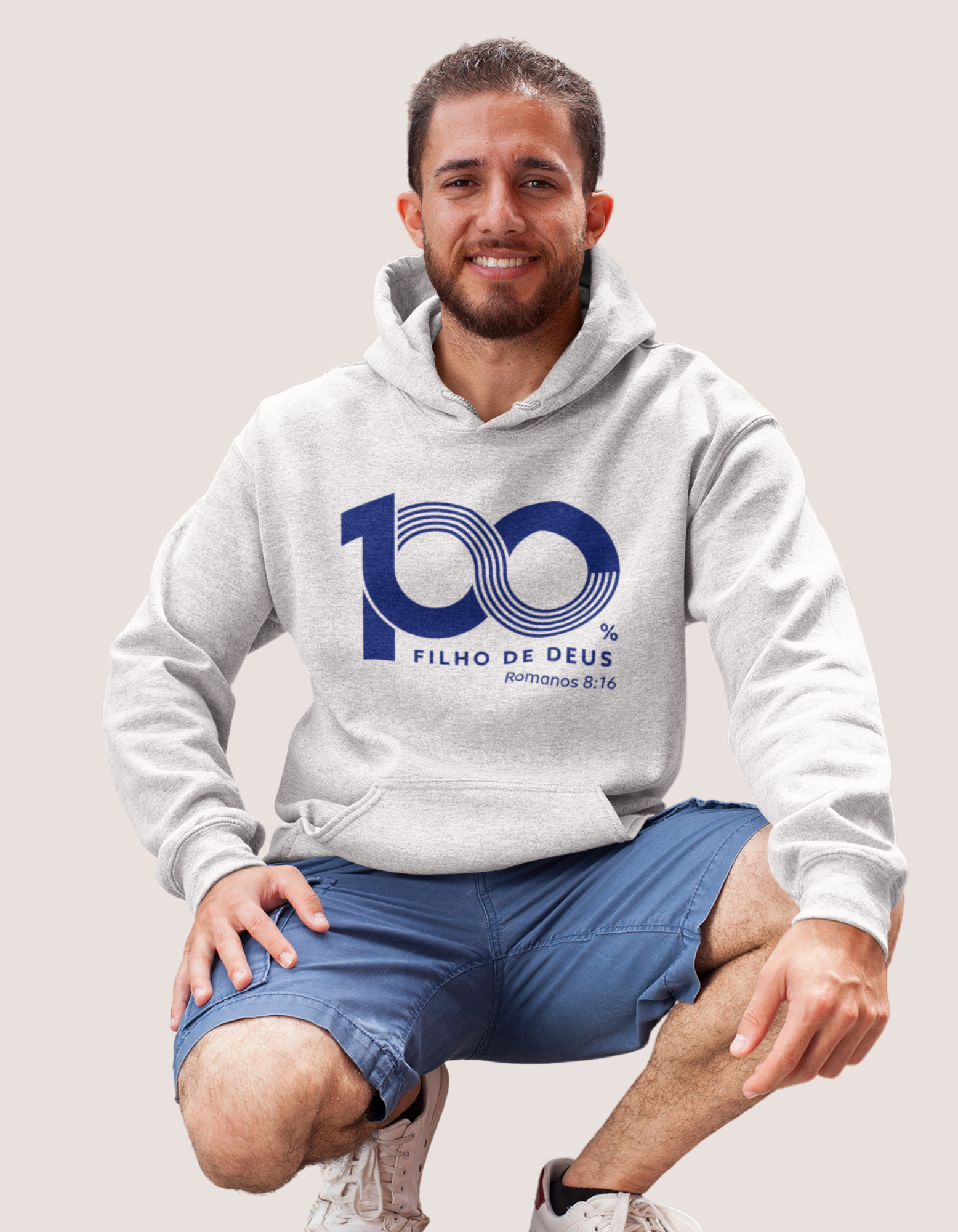 MOLETOM CANGURU UNISSEX - FILHOS (FILHO -BLUE)