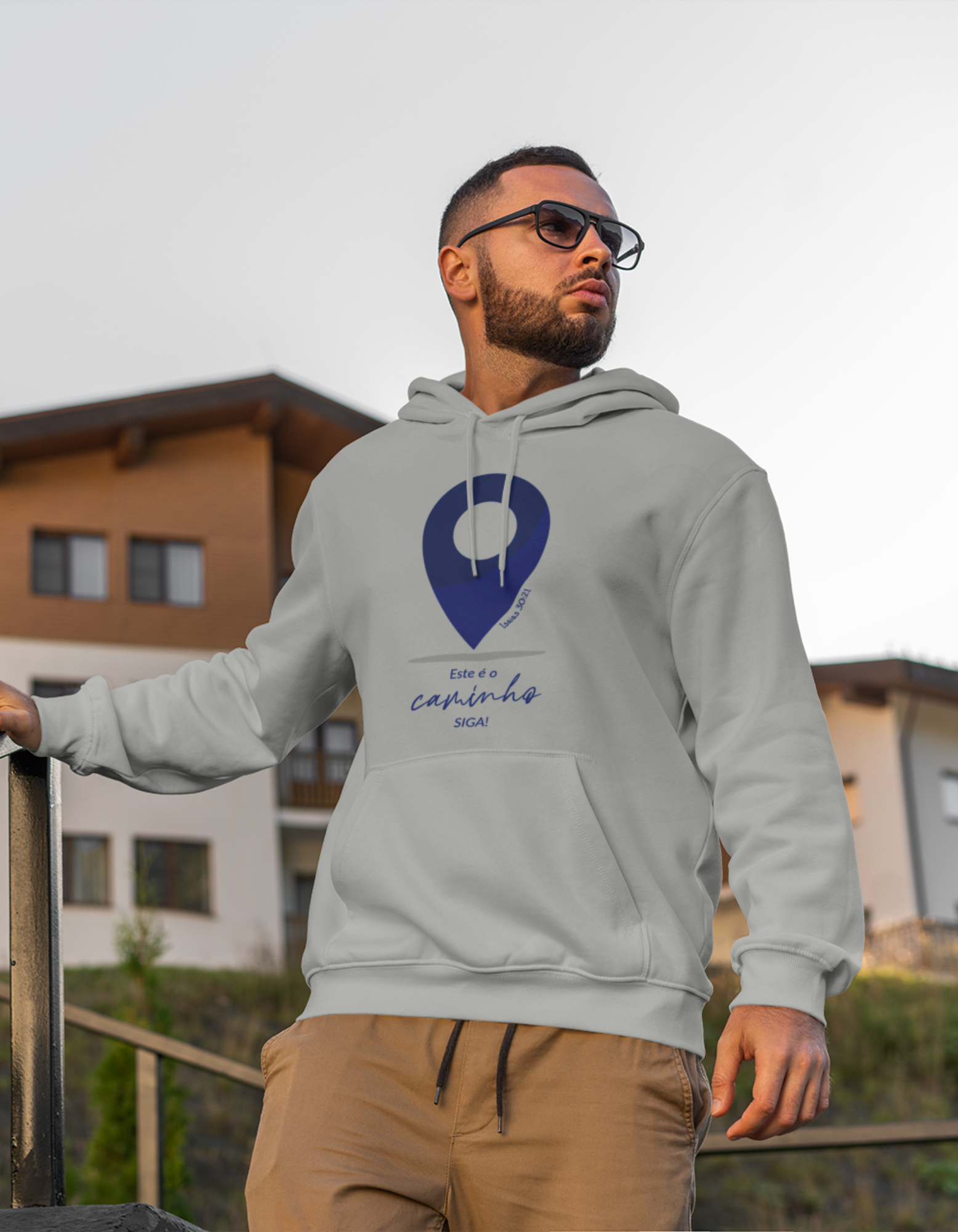 MOLETOM CANGURU UNISSEX - SIGA (BLUE)