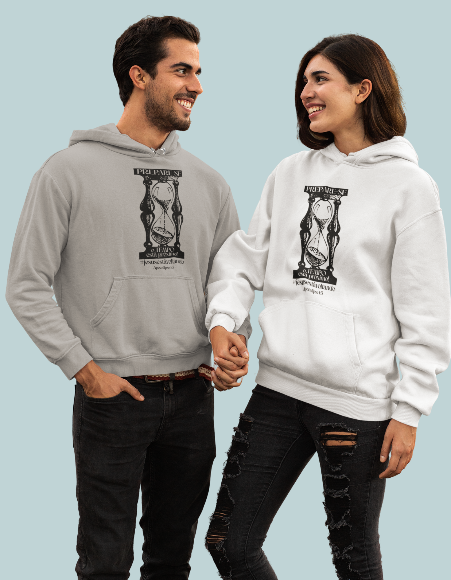 MOLETOM CANGURU UNISSEX - PREPARE-SE (BLACK)