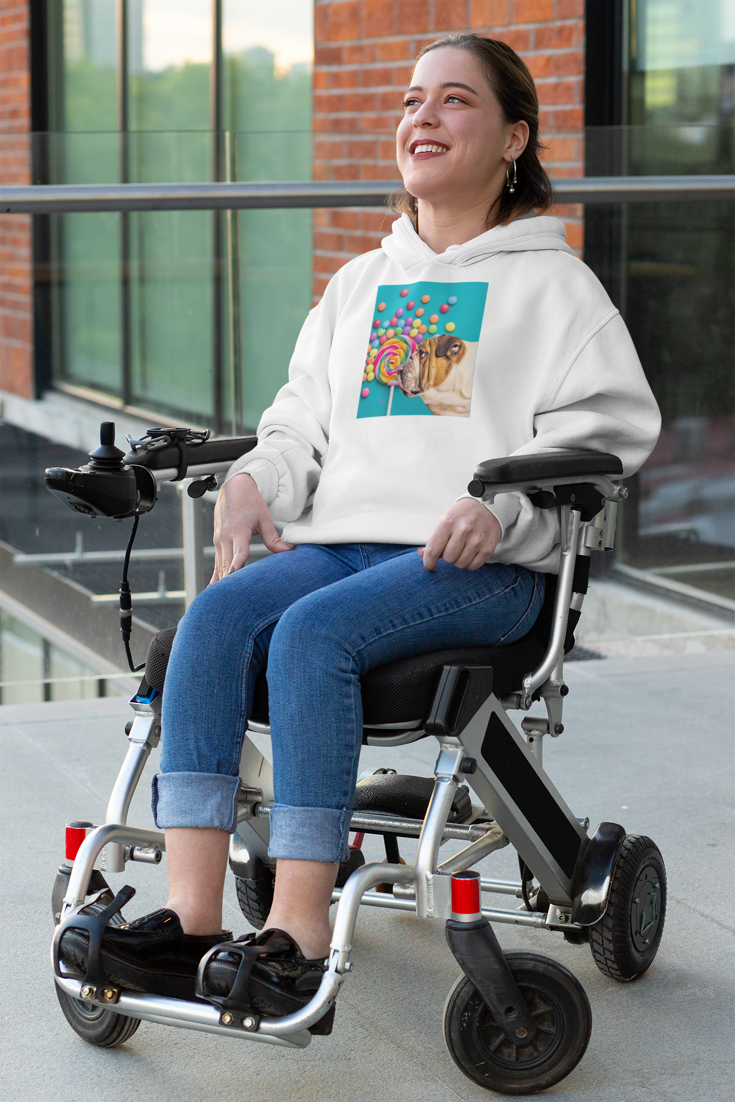 HOODIE LICKING DOG - UNISSEX