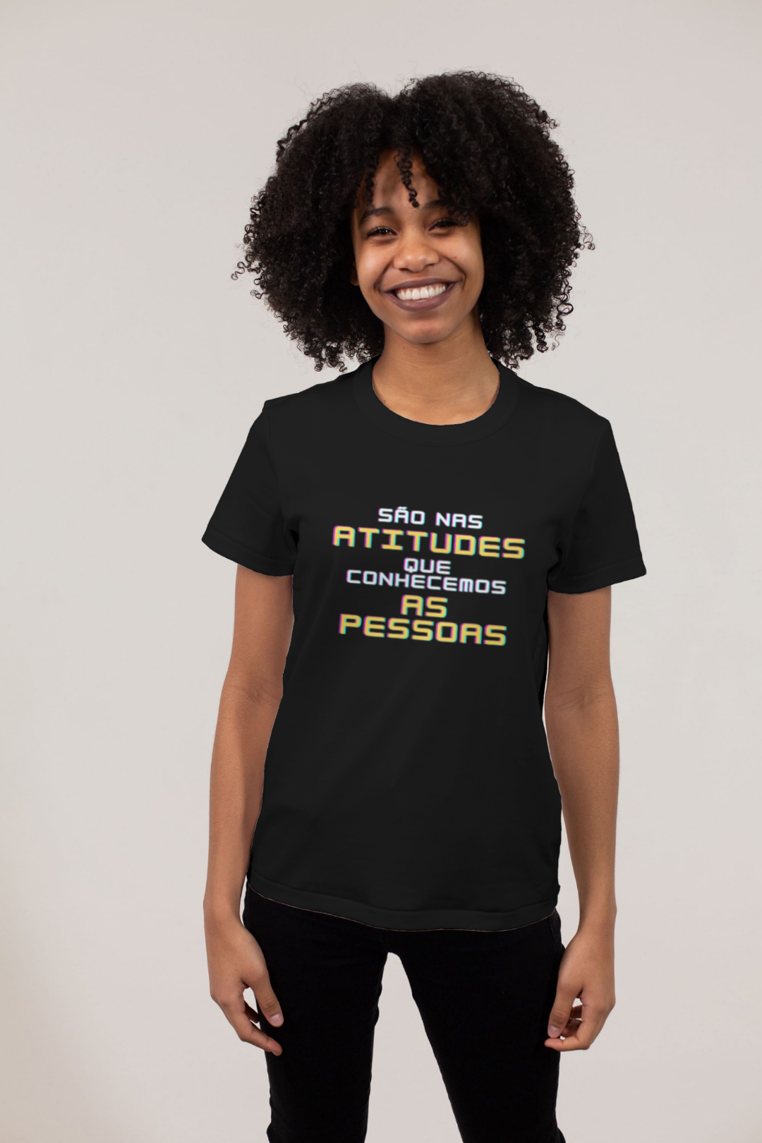 Camisa T-shirt Baby Look Quality - ATITUDES