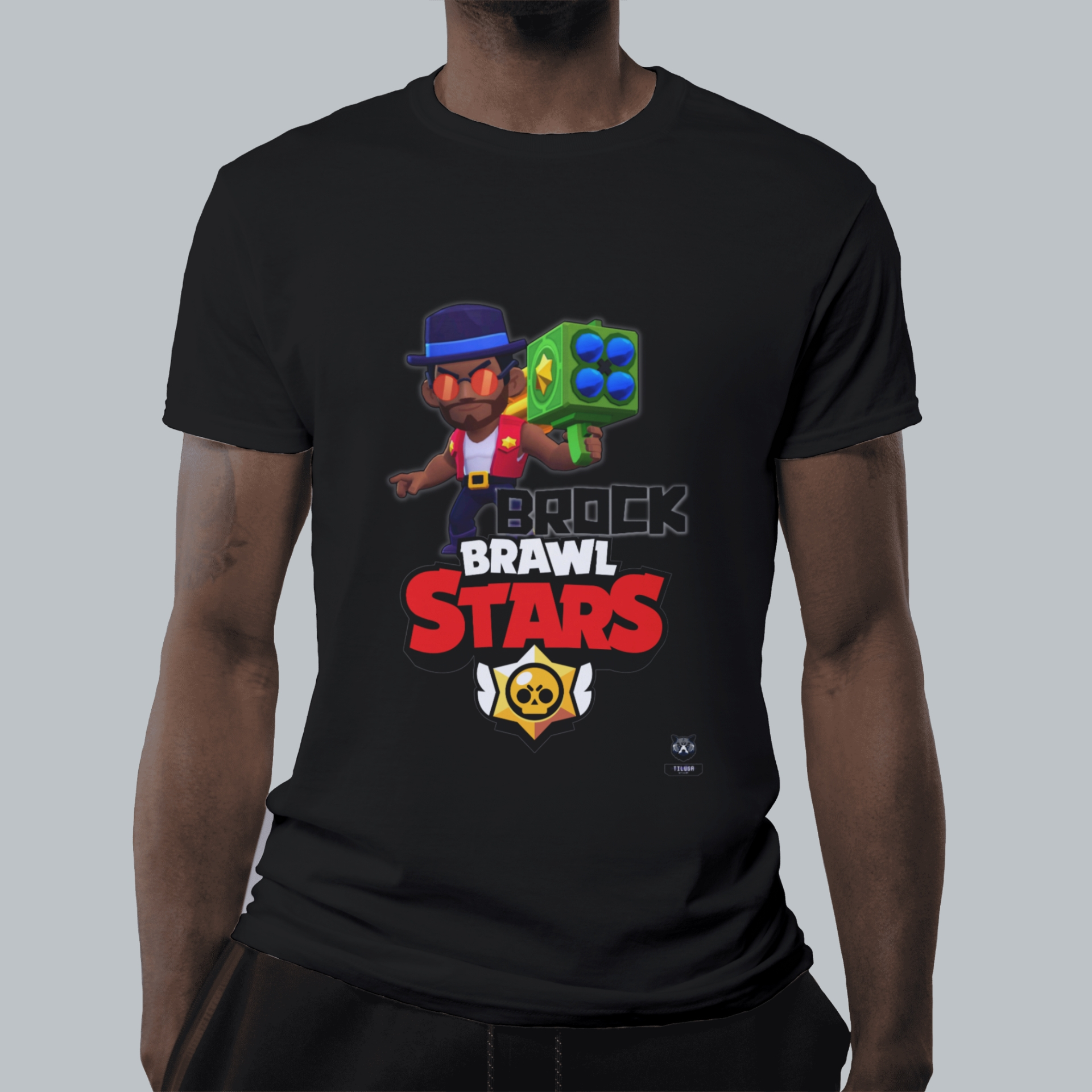 Camisa Brawl Stars - Caminho de troféus BROCK