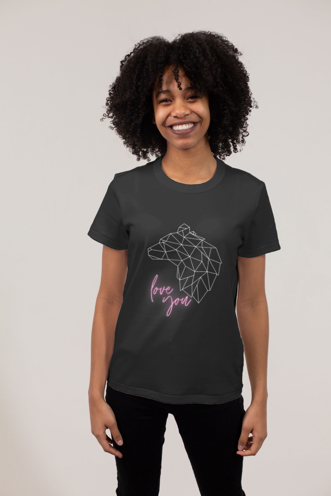 CAMISETA BABYLOOK - URSO LOVE YOU