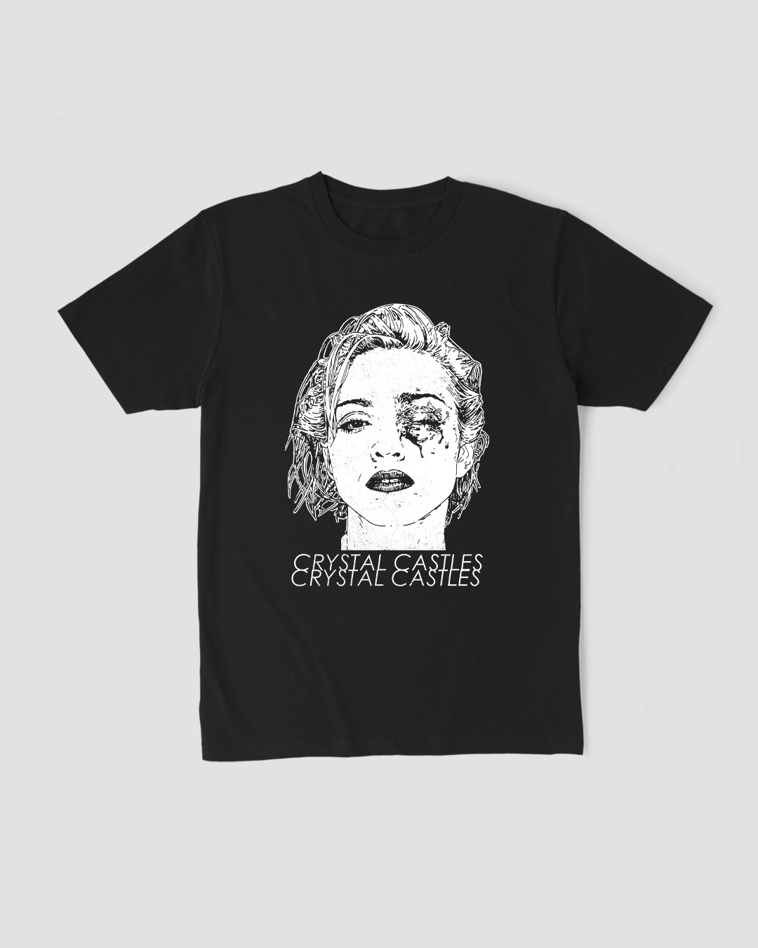 T-Shirt Quality Camiseta Crystal Castles Mad Mind The Gap Co. em