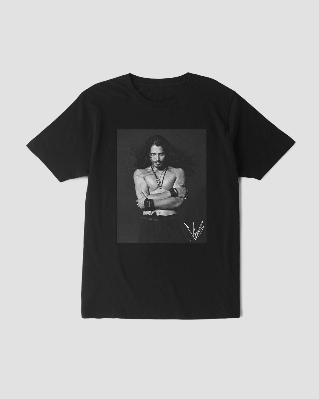 T-Shirt Quality Camiseta Chris Cornell Black Mind The Gap Co. em