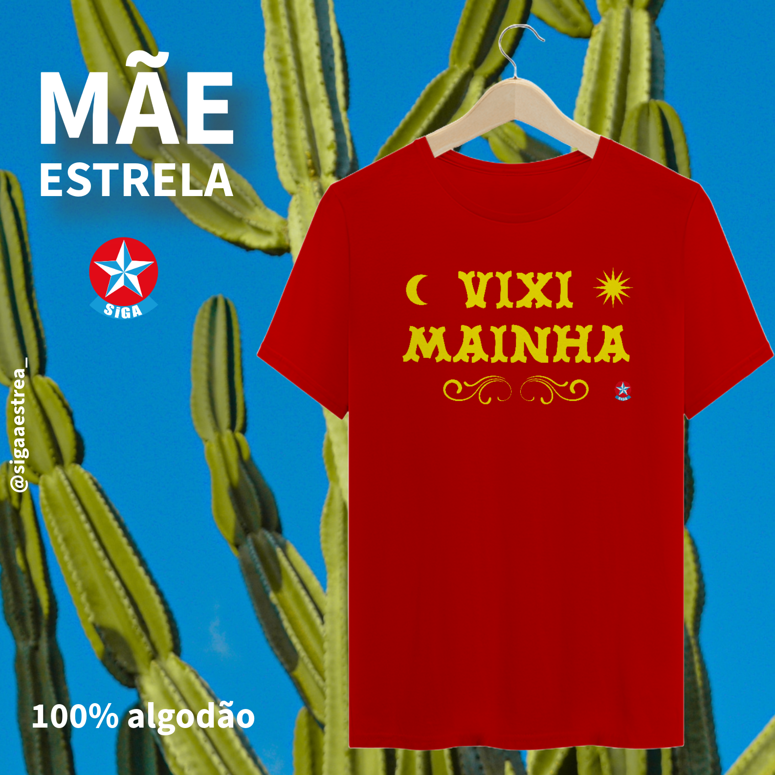 CAMISA | ViXI MAINHA | Siga a estrela 