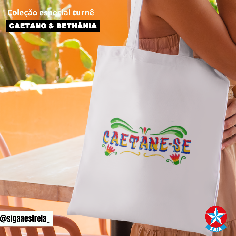 Eco Bag Caetane-se | Turnê Caetano e Bethânia 