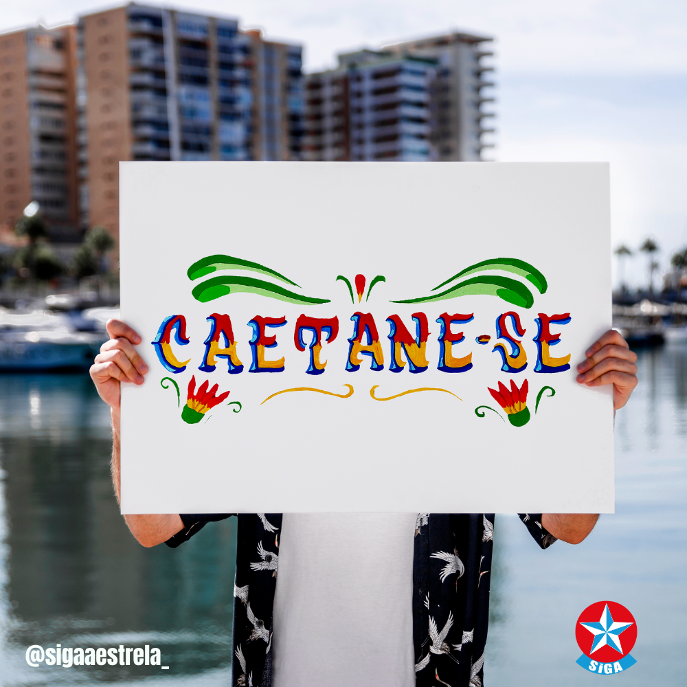 Nome do produto: Poster Art | Caetane-se 