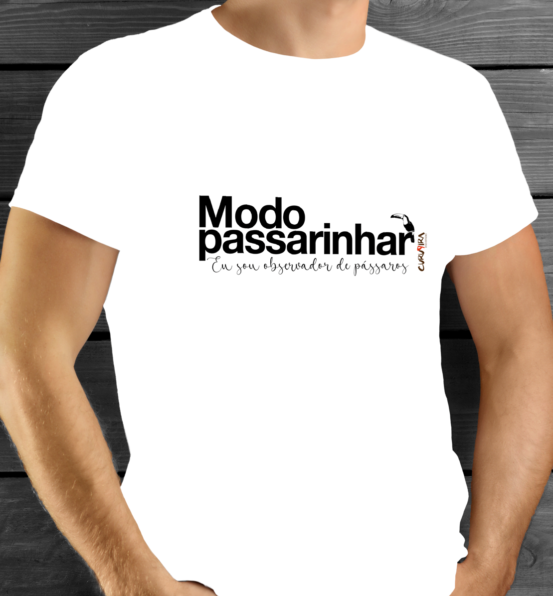 camiseta modo passarinhar
