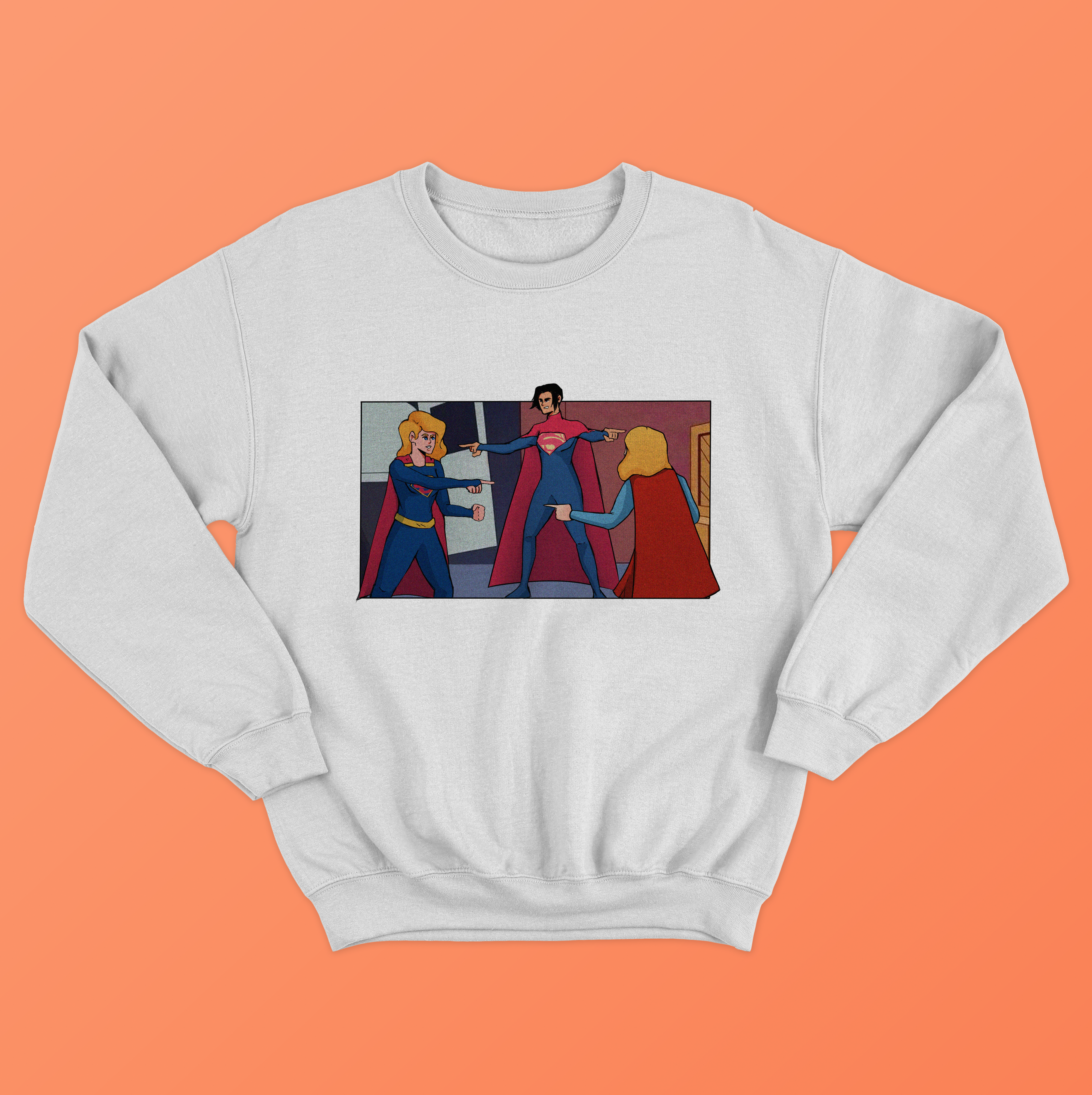 3 Supergirl - Moletom fechado UNISSEX 