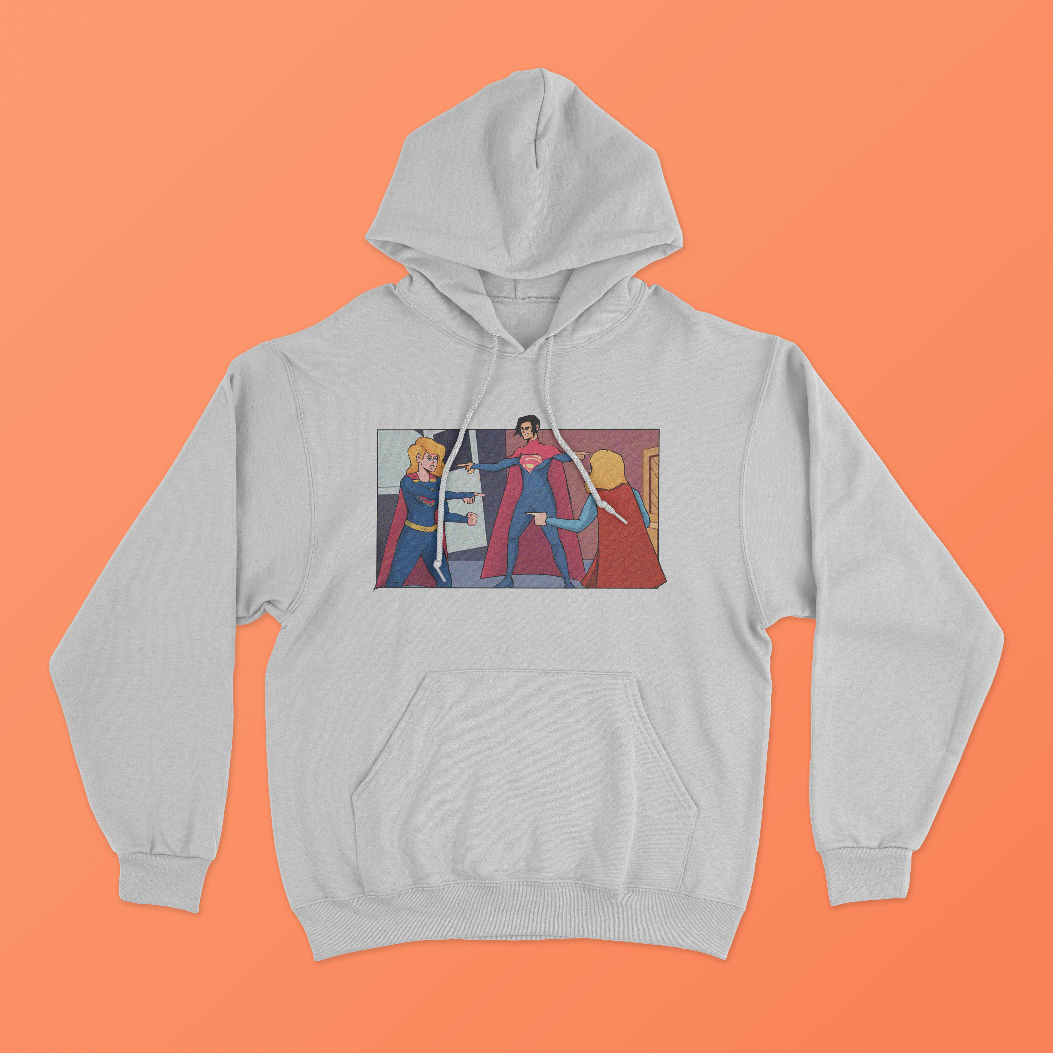 3 Supergirl - Moletom Canguru