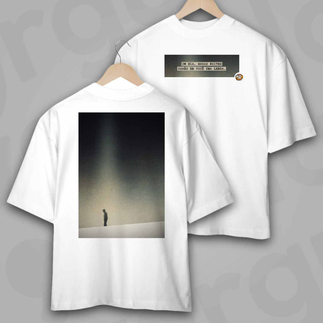 Um dia, essas noites farão de você uma lenda.