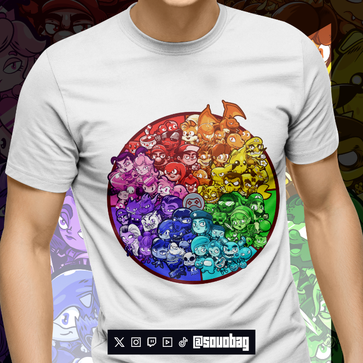 Camiseta Círculo Cromático Jogos (Prime)