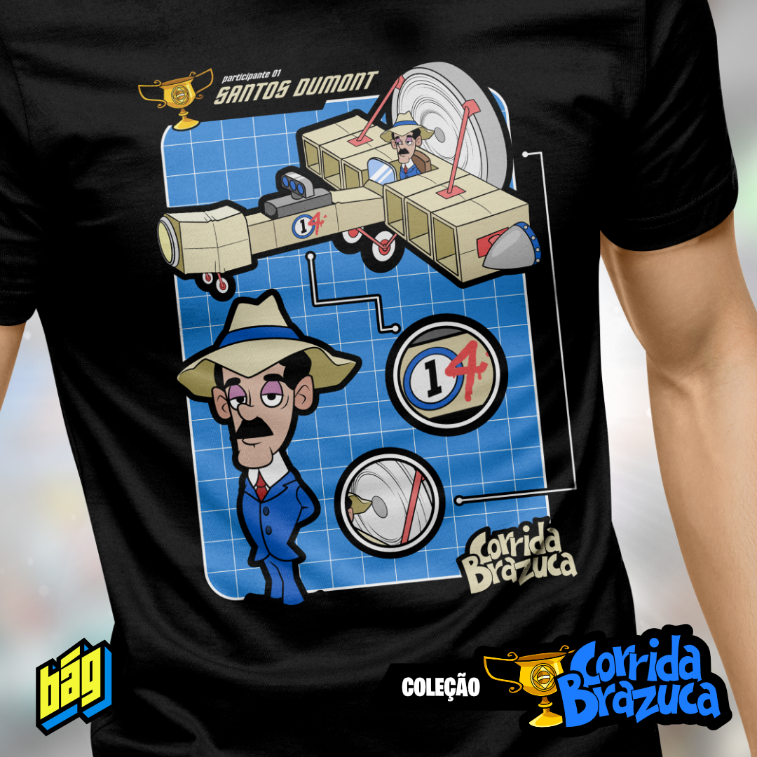 Camiseta Corrida Brazuca #01 Colorida