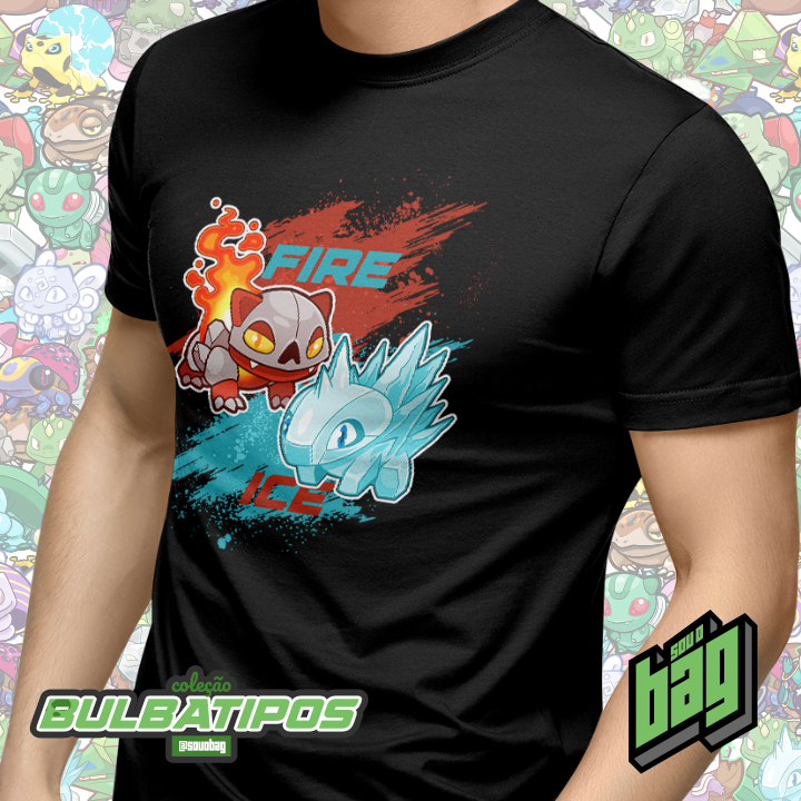 Camiseta Fire Ice Bulbas